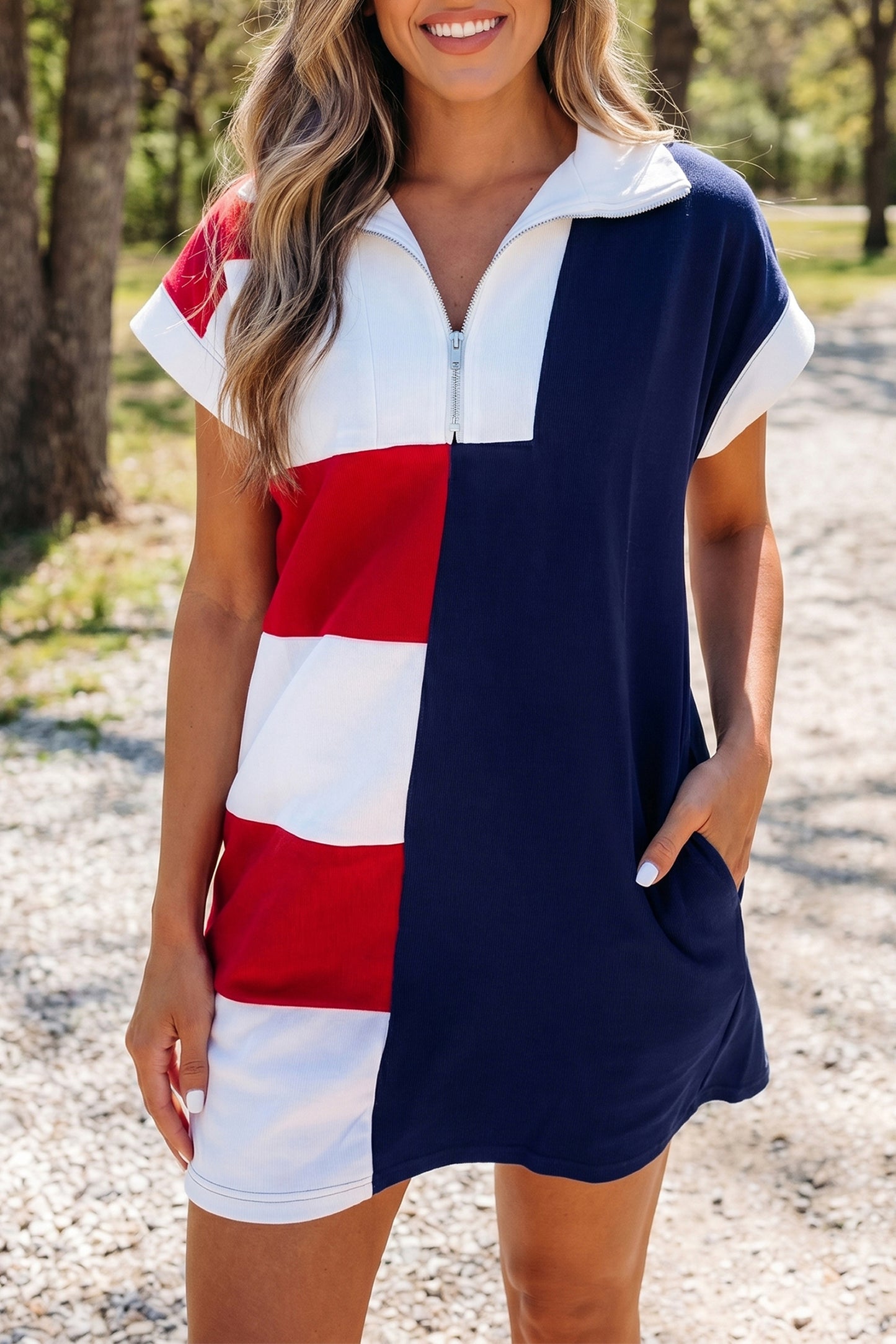 All-American Weekend Tee Dress
