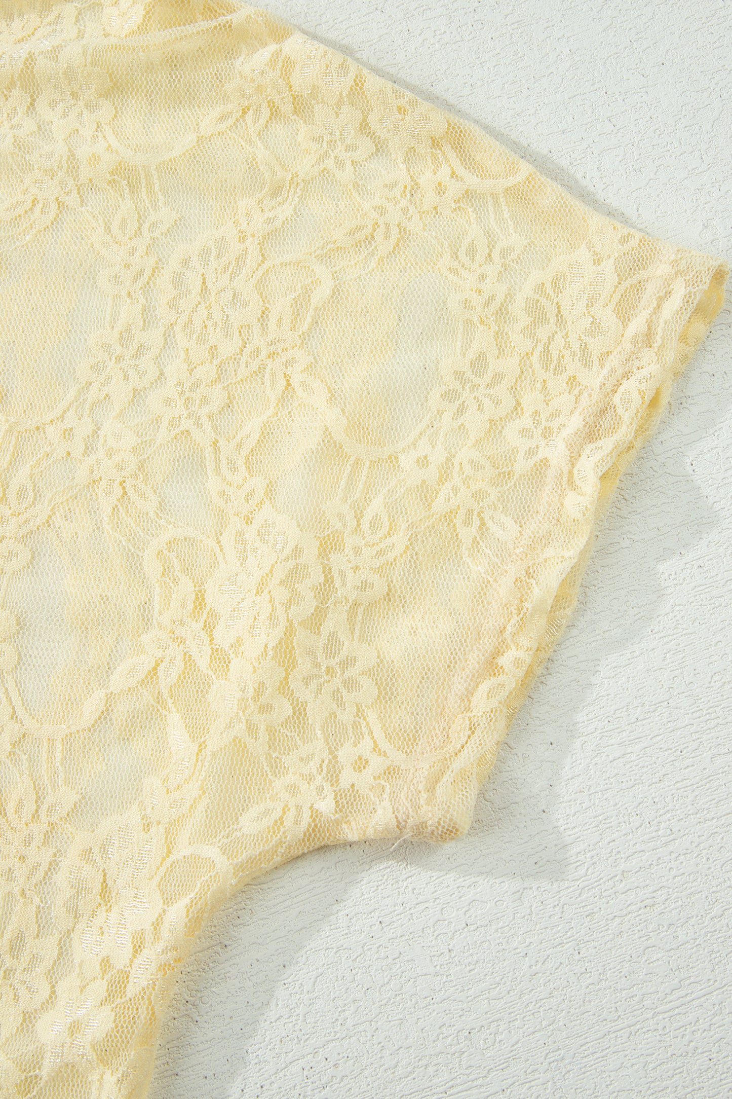 Buttercream Lace Whisper Top