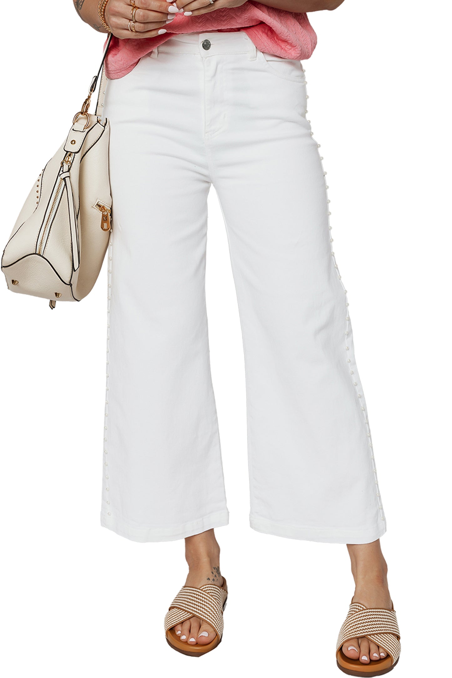 Pearl Promenade Wide Leg Pants