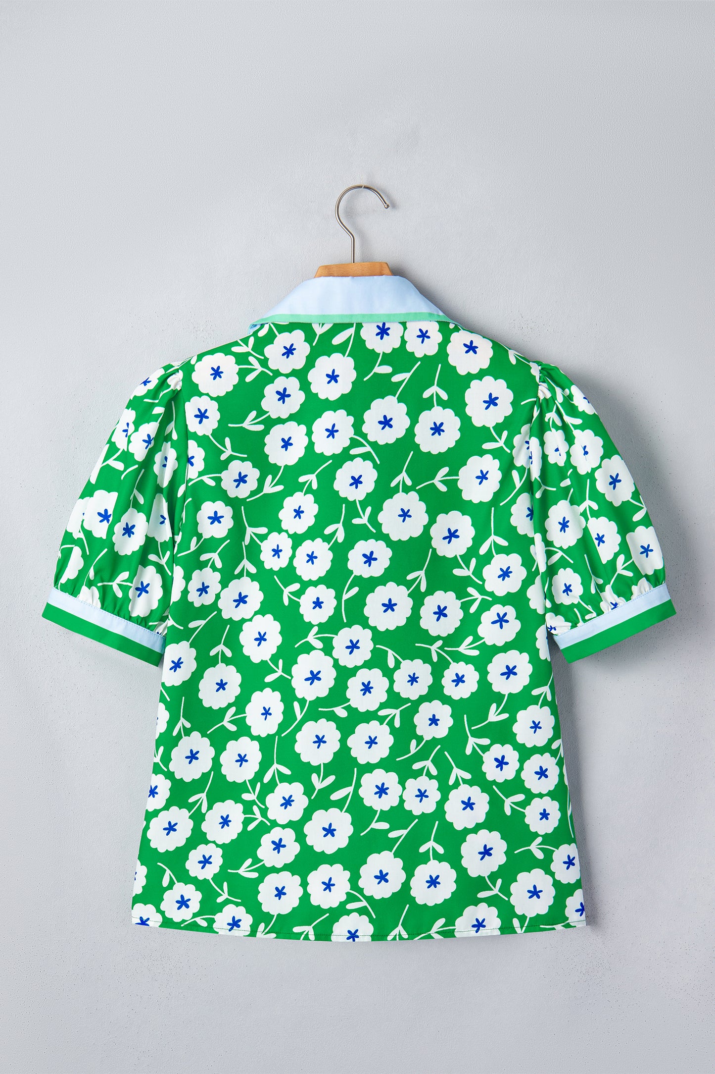Emerald Garden Party Blouse