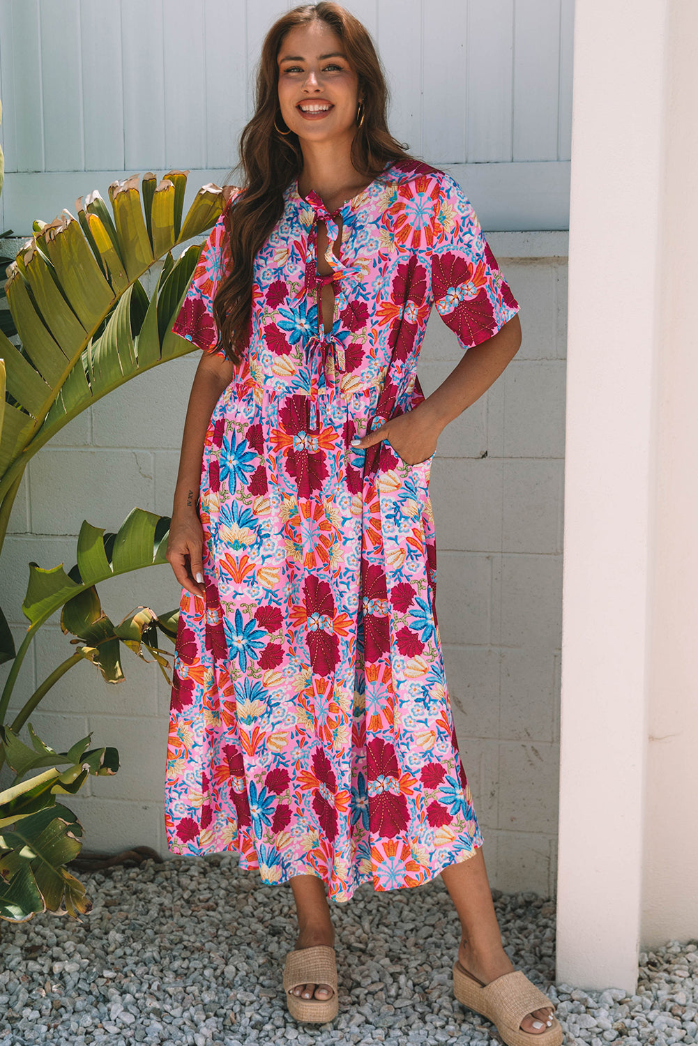 Festival Bloom Midi Dress