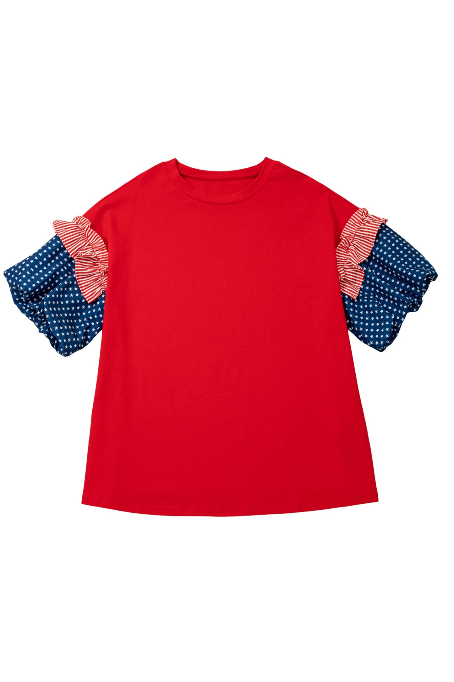 Liberty Belle Statement Blouse-Plus Size