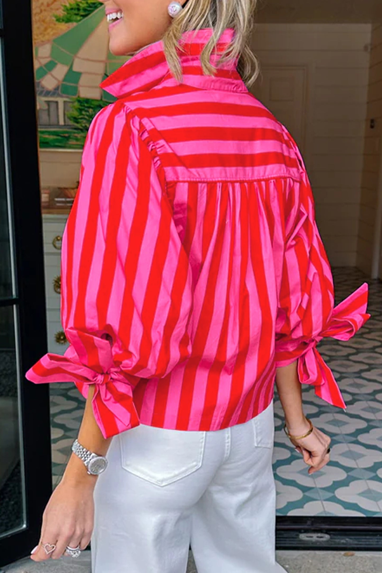 Fifth Avenue Stripe Blouse