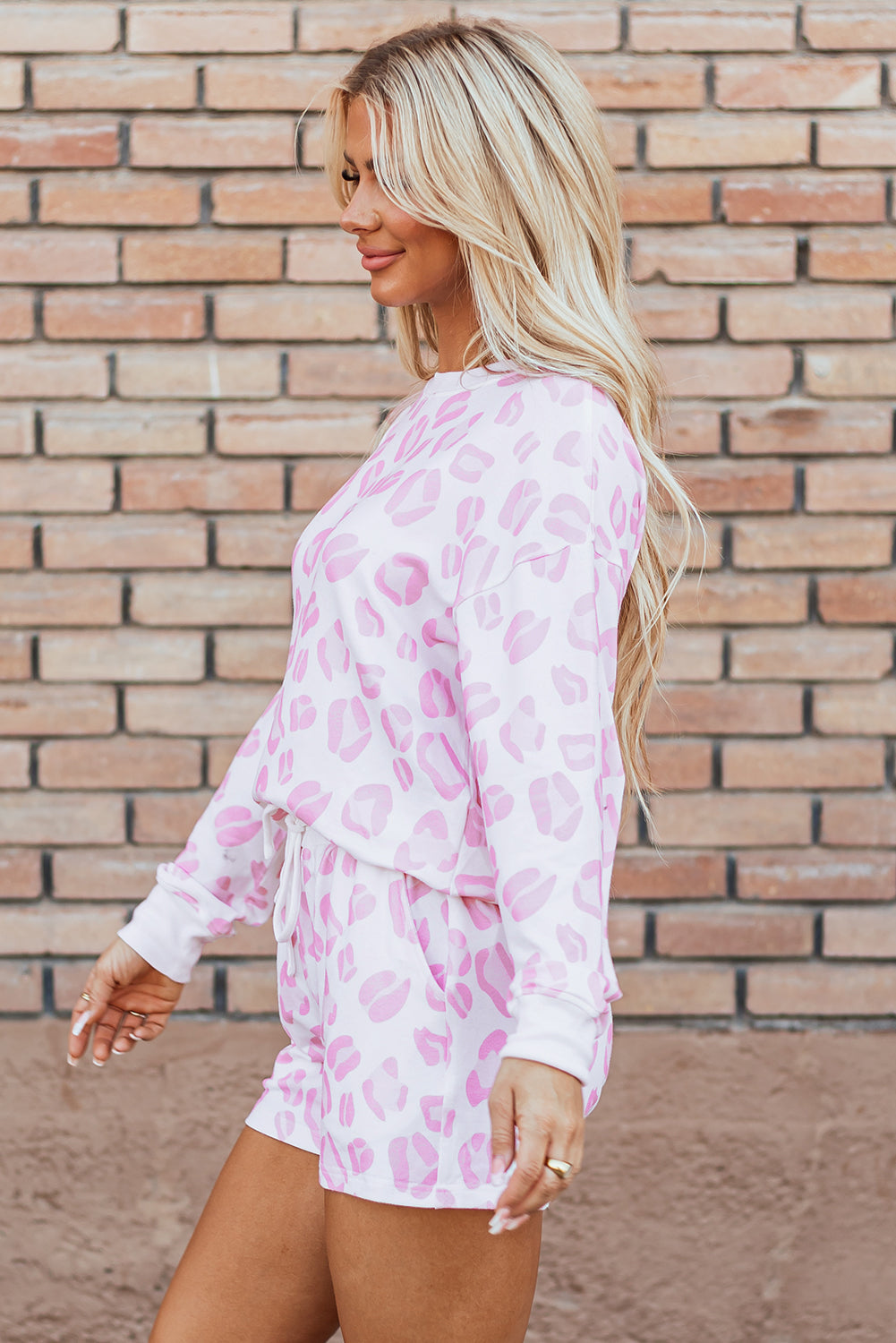 The Sweet Spot Leopard Lounge Set