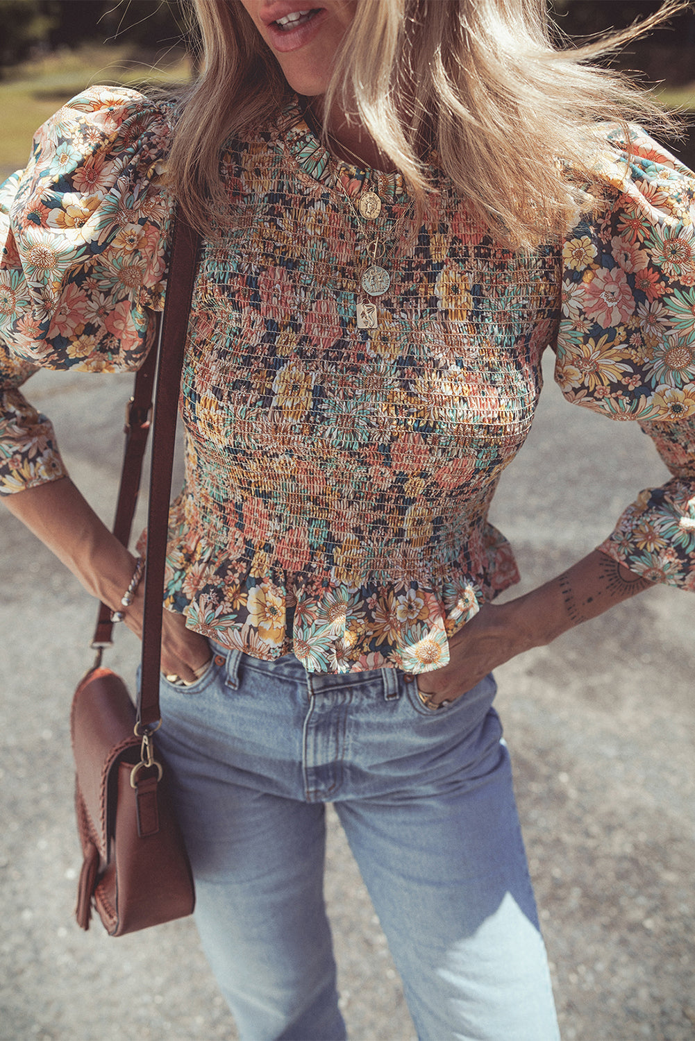 The Meadow Daydream Smocked Top