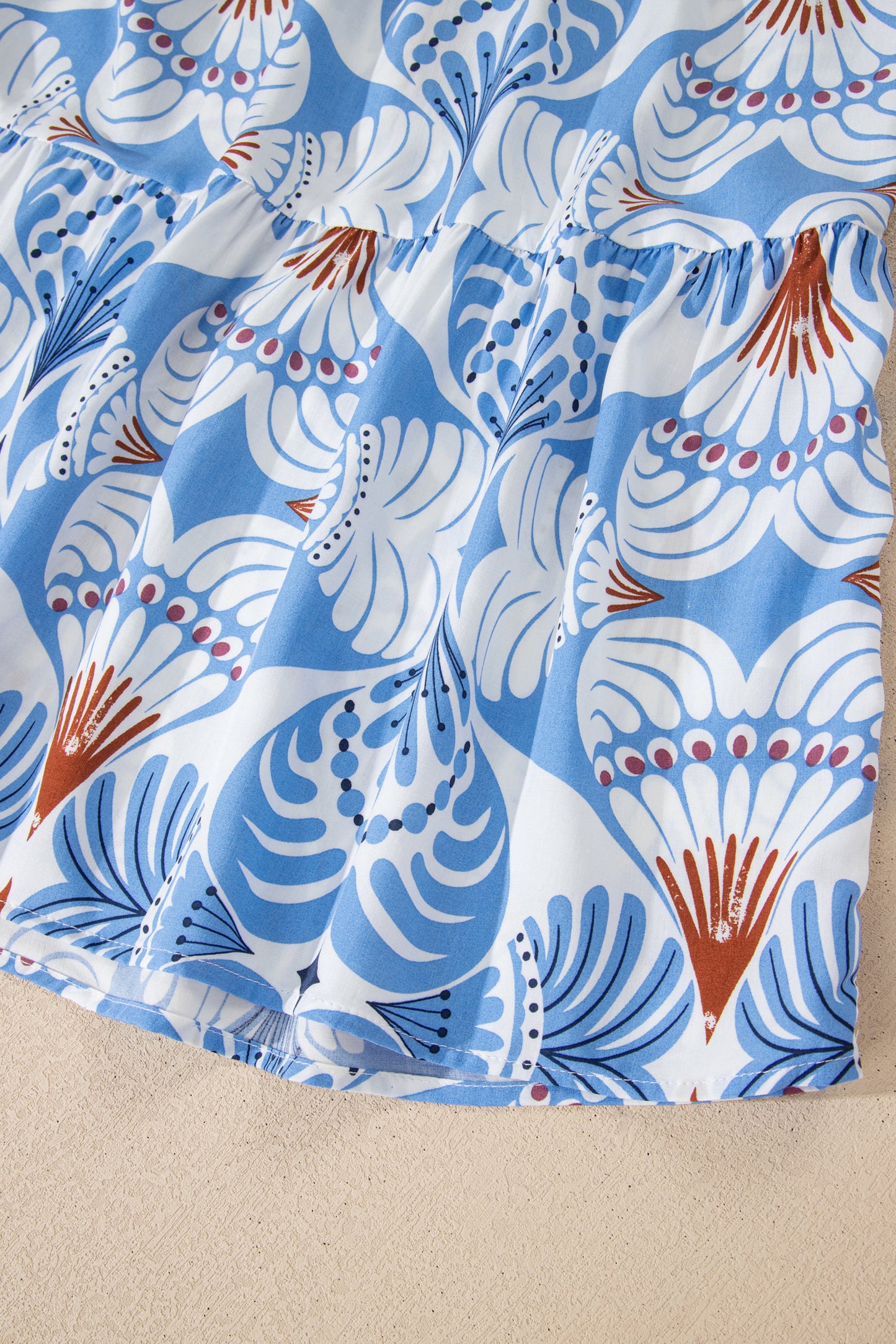 Santorini Skies Midi Dress