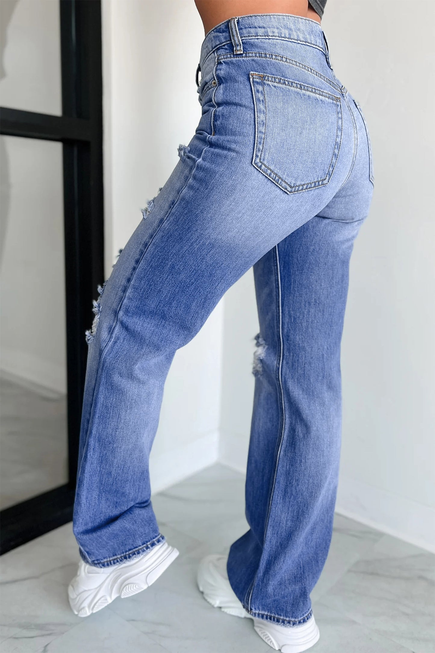 Off-Duty Cool Wide-Leg Denim
