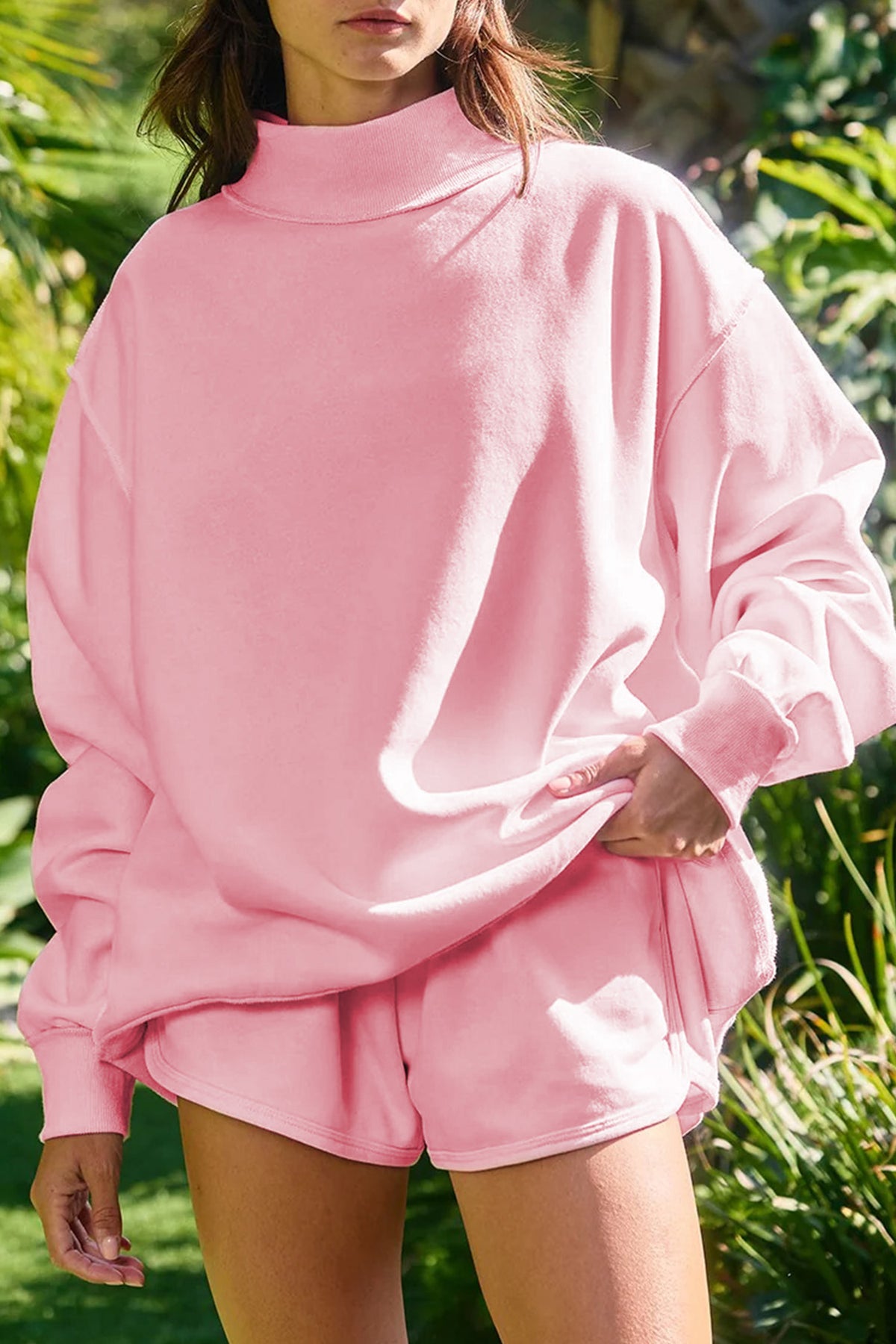 The Pinky Promise Mock Neck Set