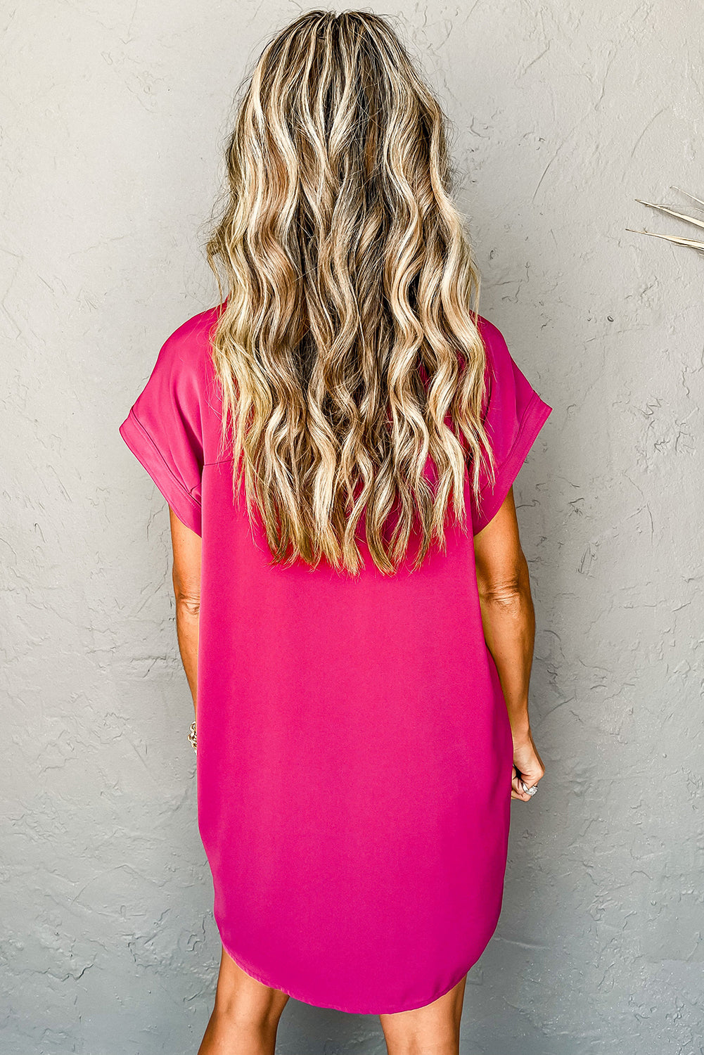 Rosé All Day Shift Dress