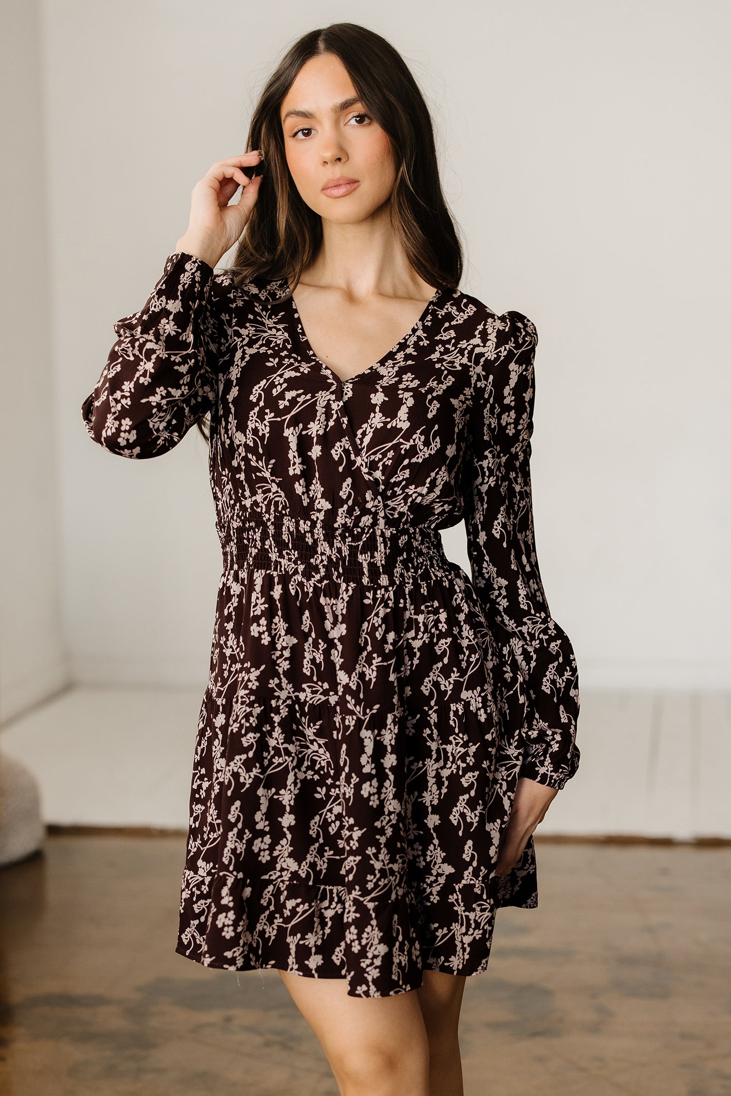 Chestnut Bloom Smocked Dress