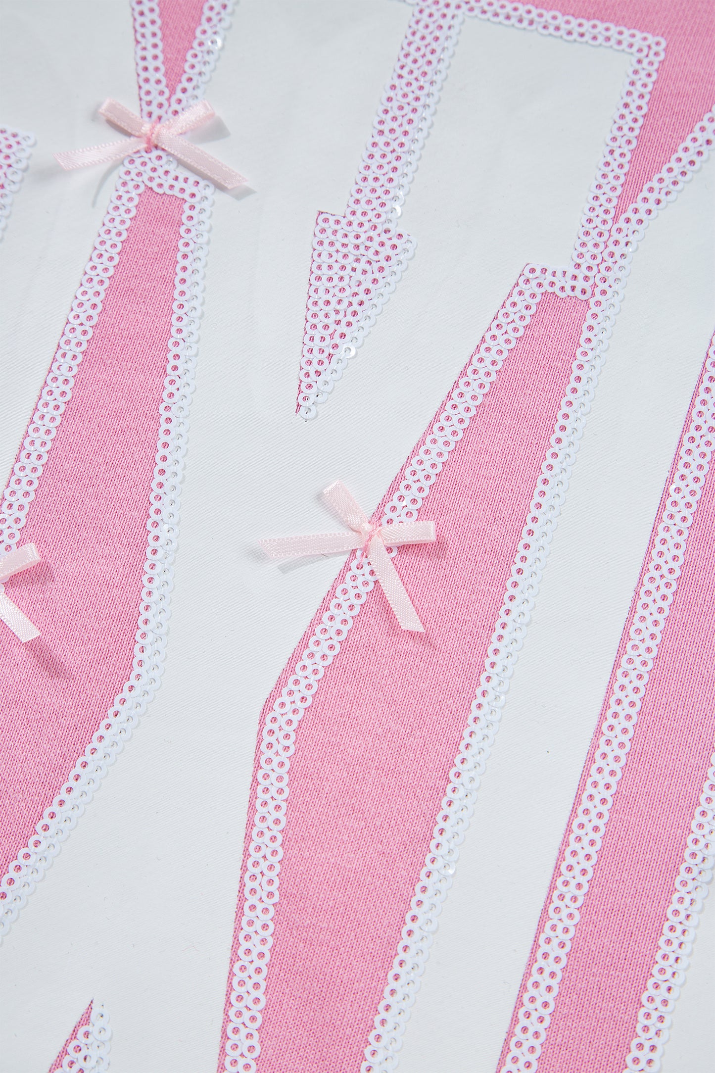 Pink Bow Sequin XOXO Sweatshirt