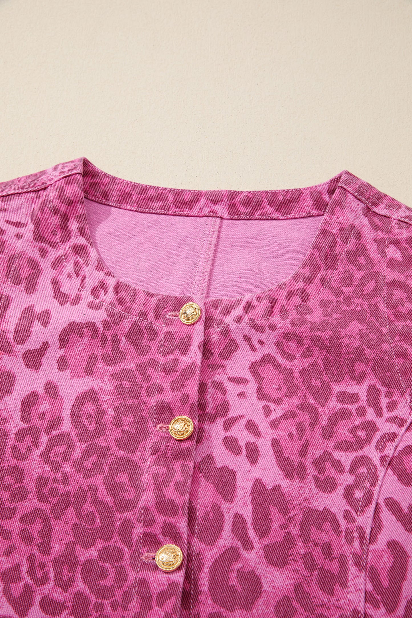 Wild Rose Button Dress