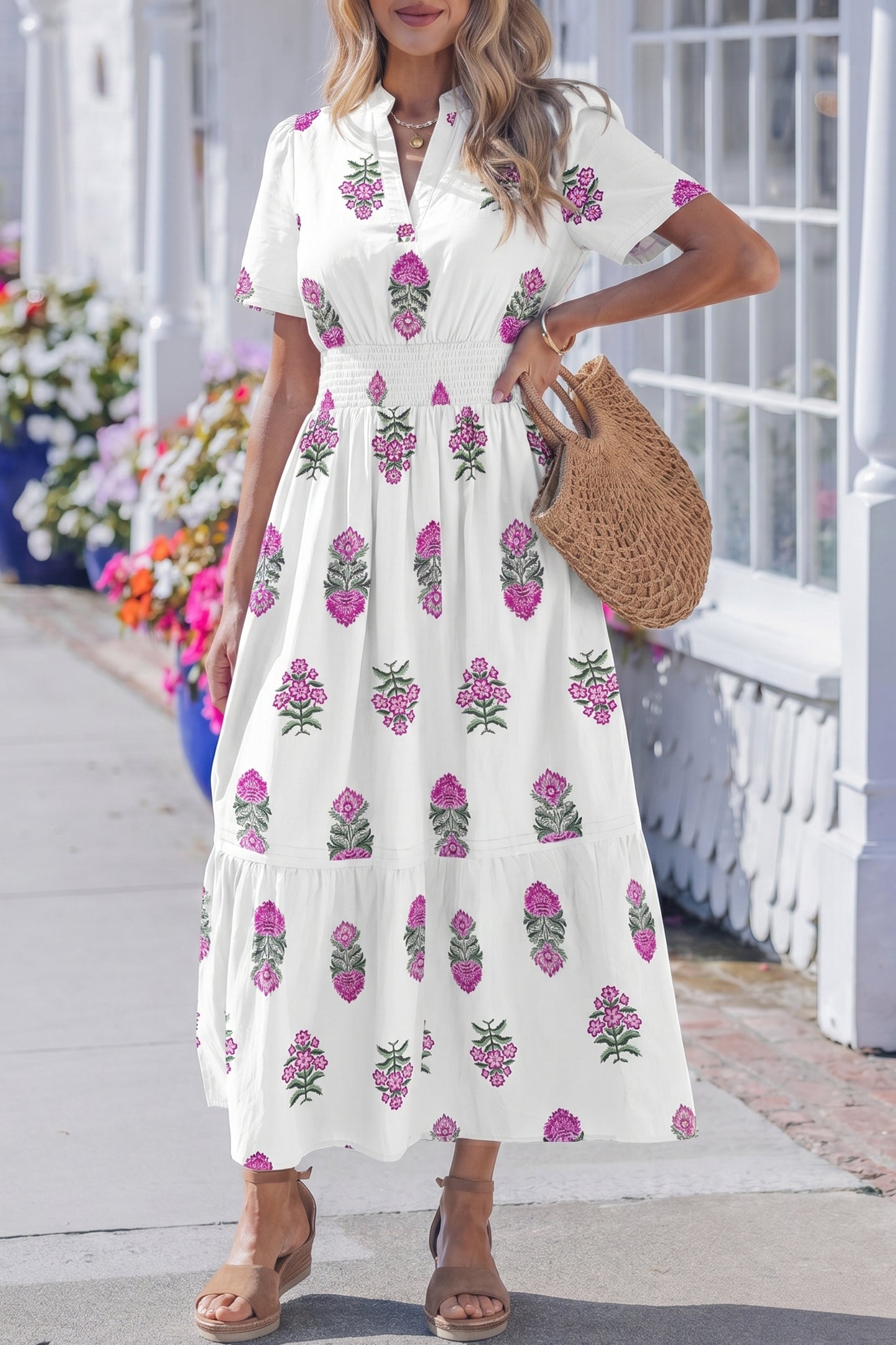 The Garden Grace Midi Dress