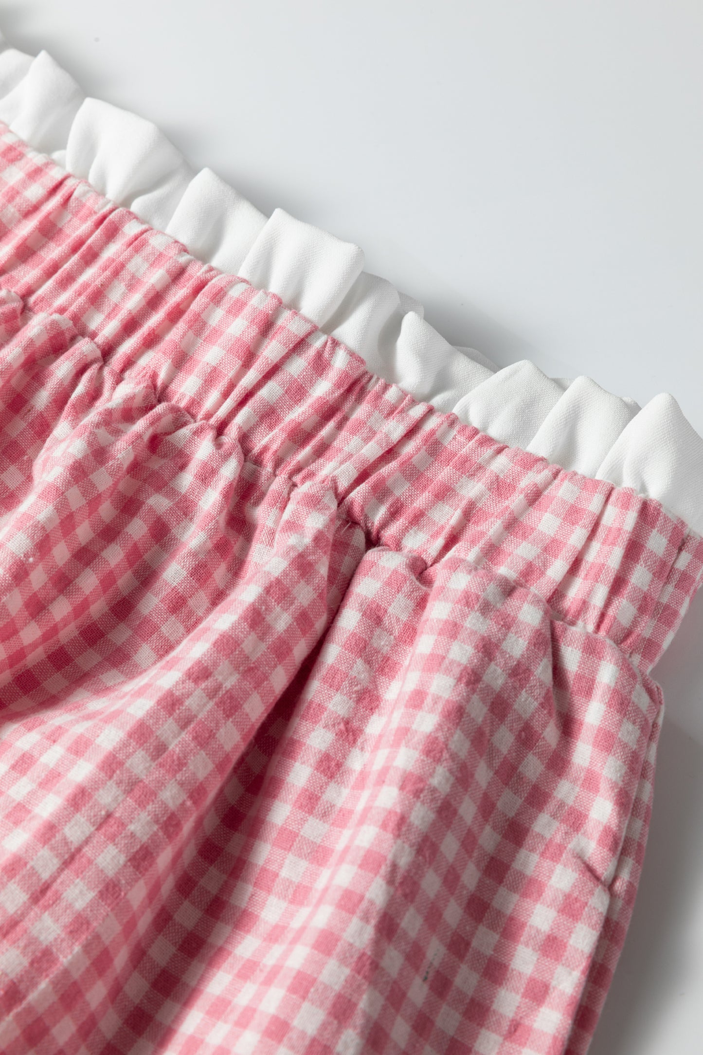 Pink Picnic Gingham Shorts