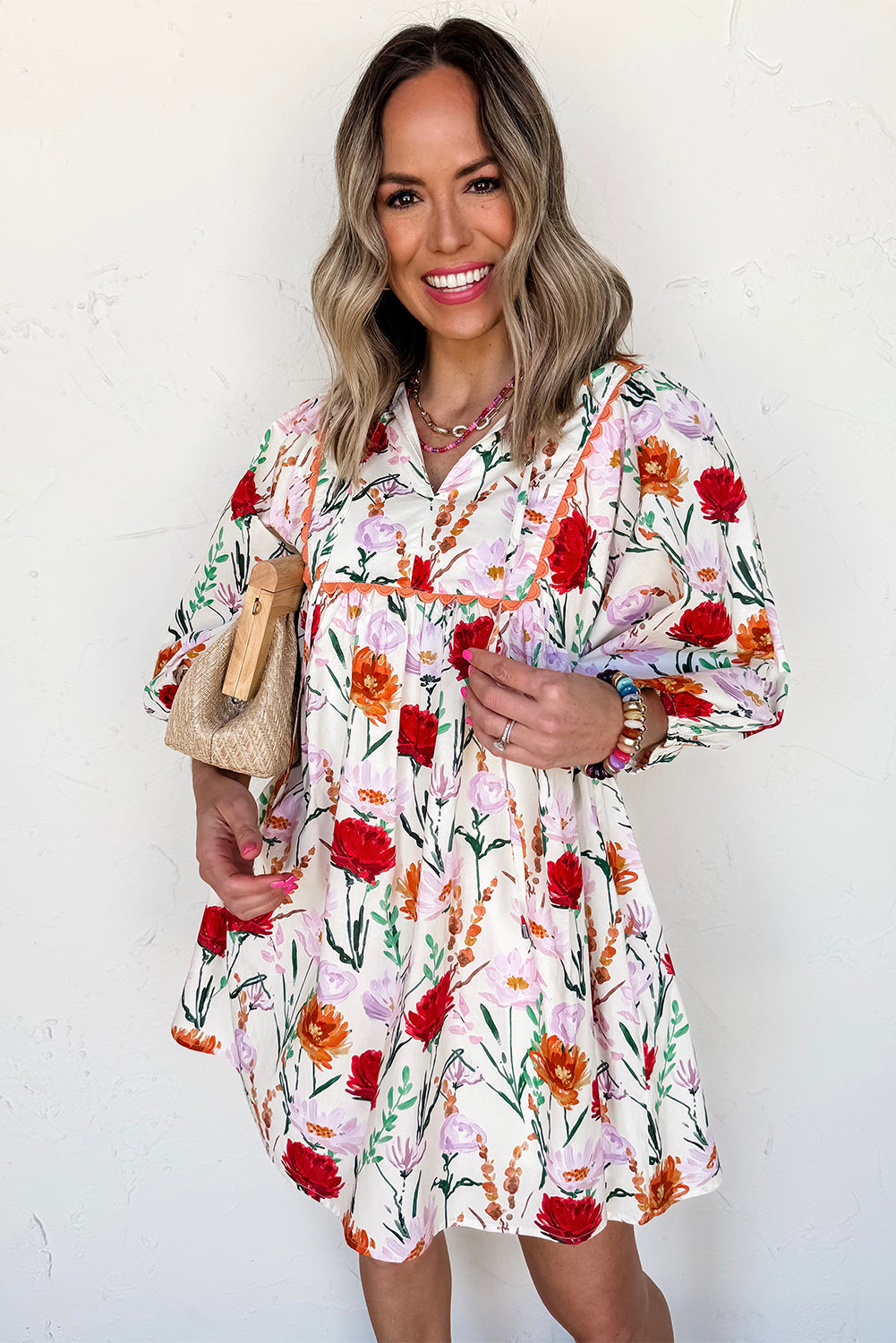 Wildflower Garden Babydoll Dress