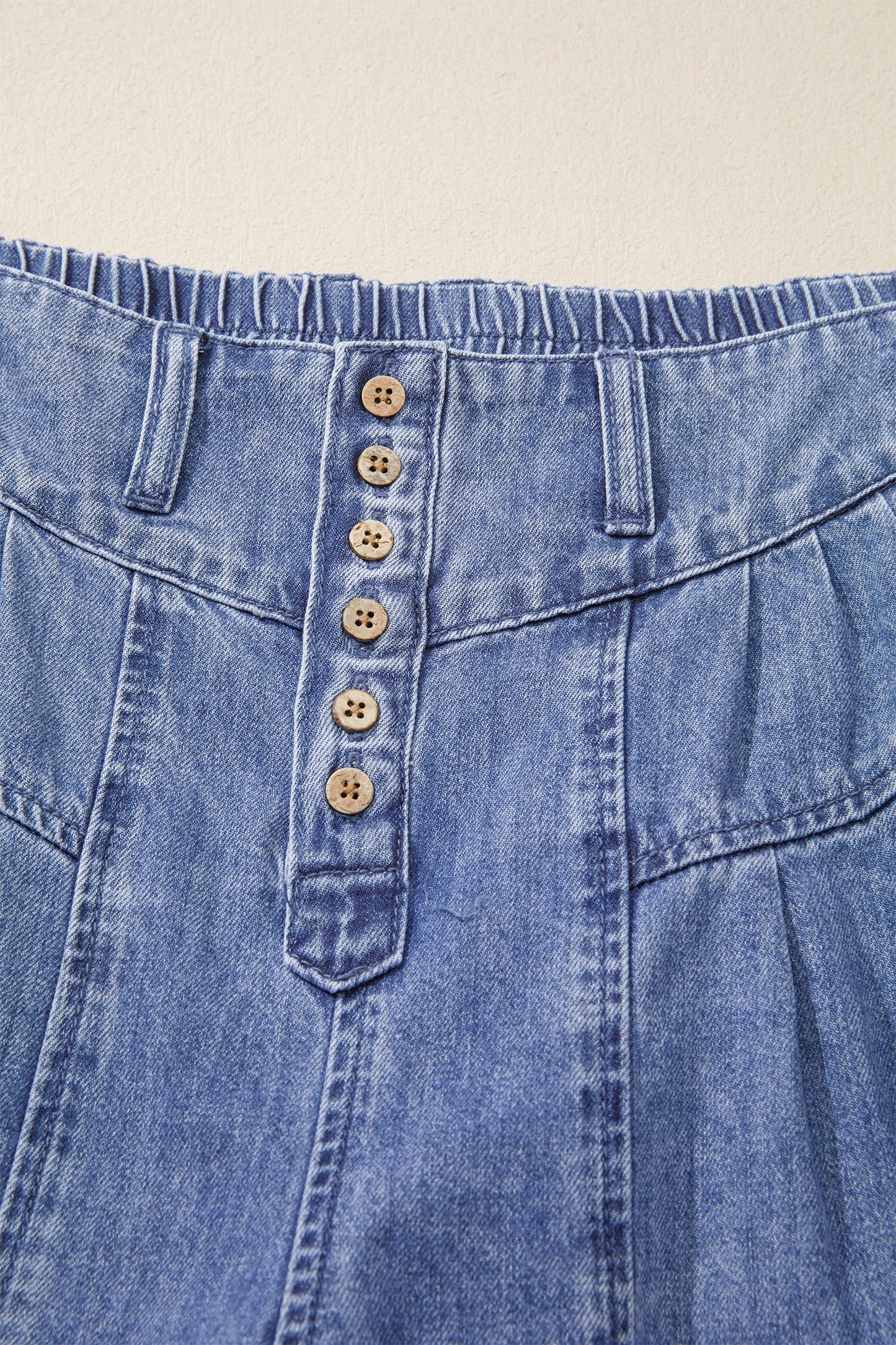 Harbor Breeze Button-Front Denim Pants