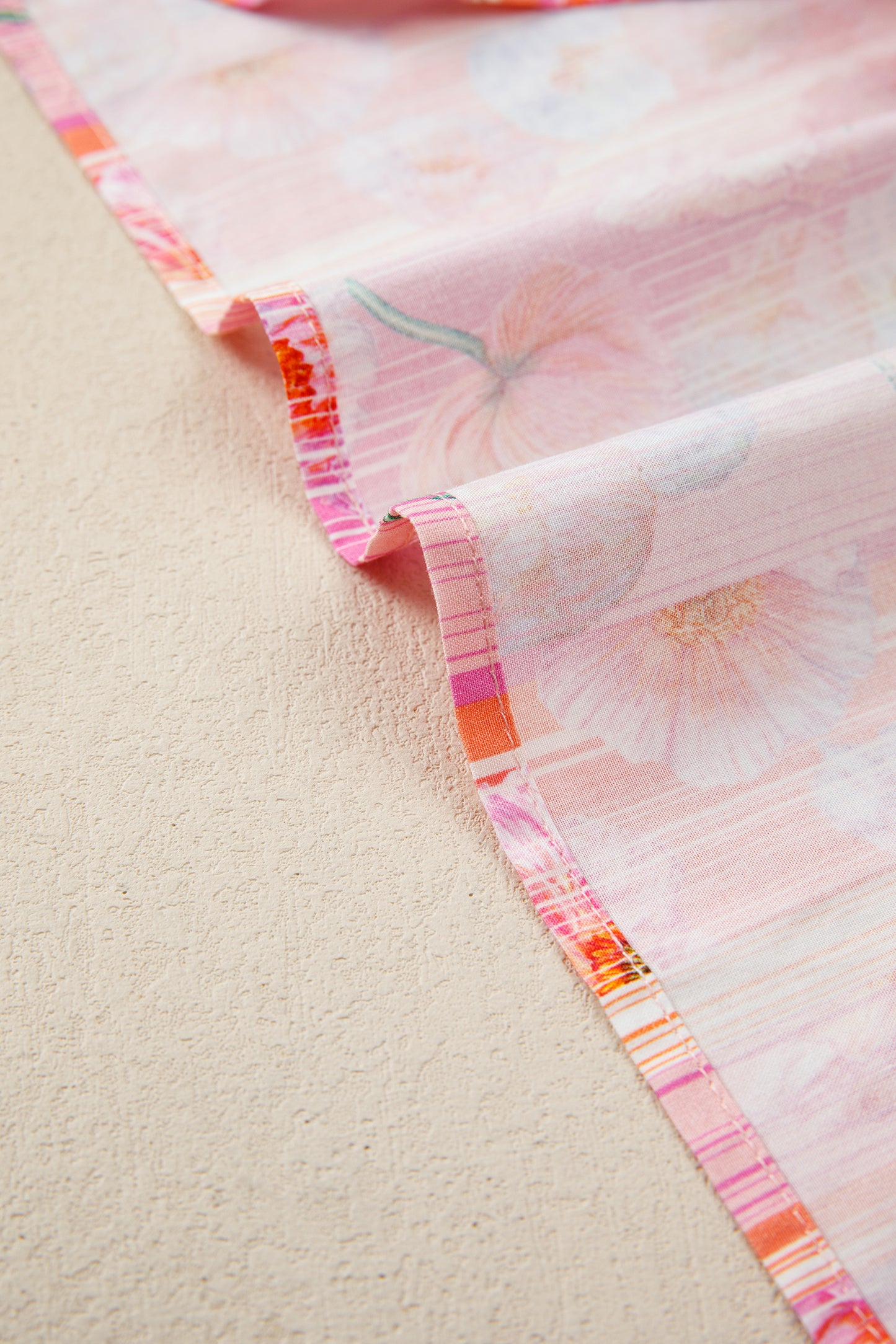 Pink Palm Blossom Blouse