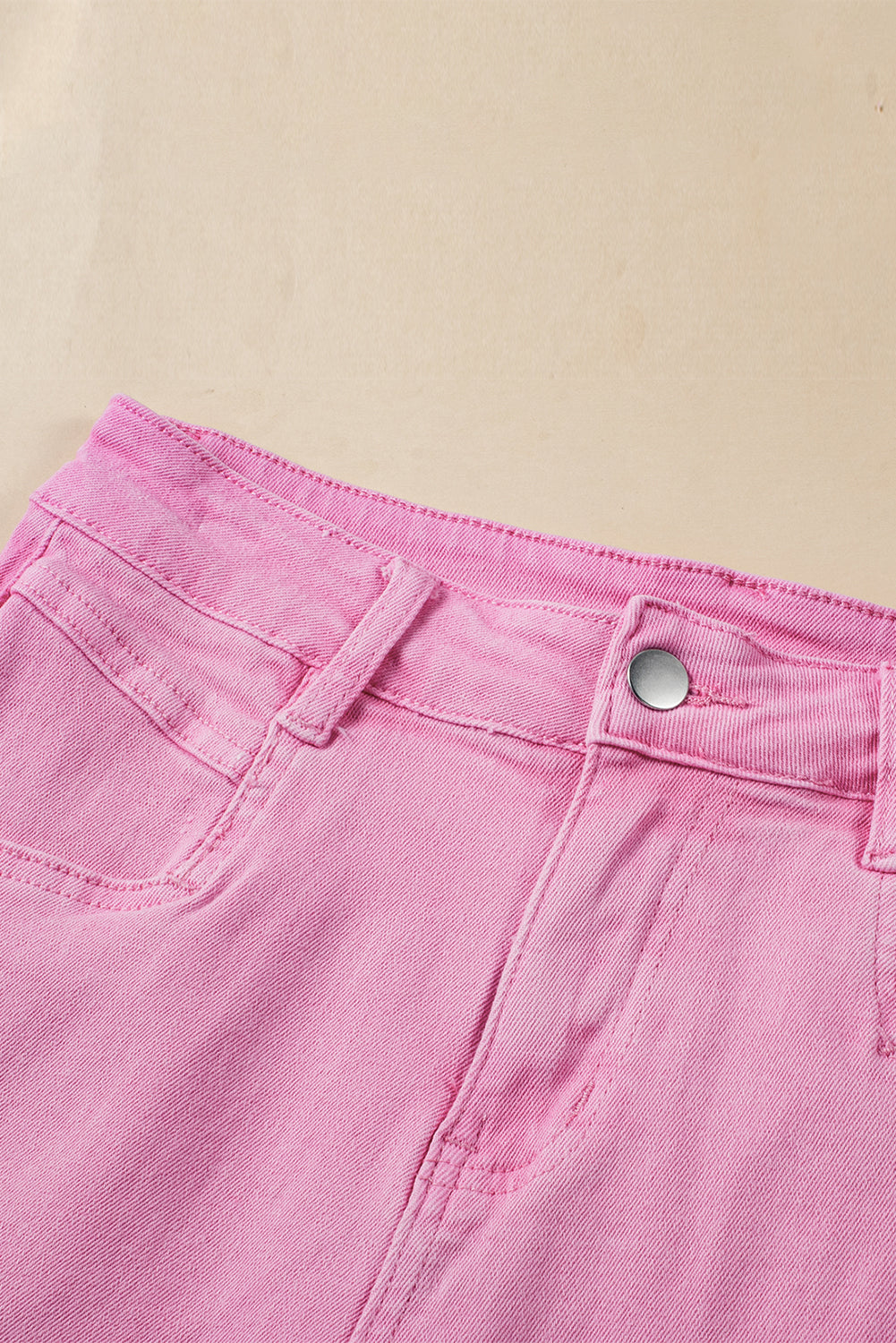 Pink Champagne Fringe Shorts