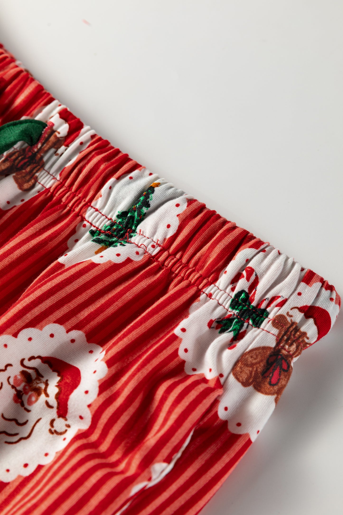 Red Stripe Christmas 2 Piece Lounge Set