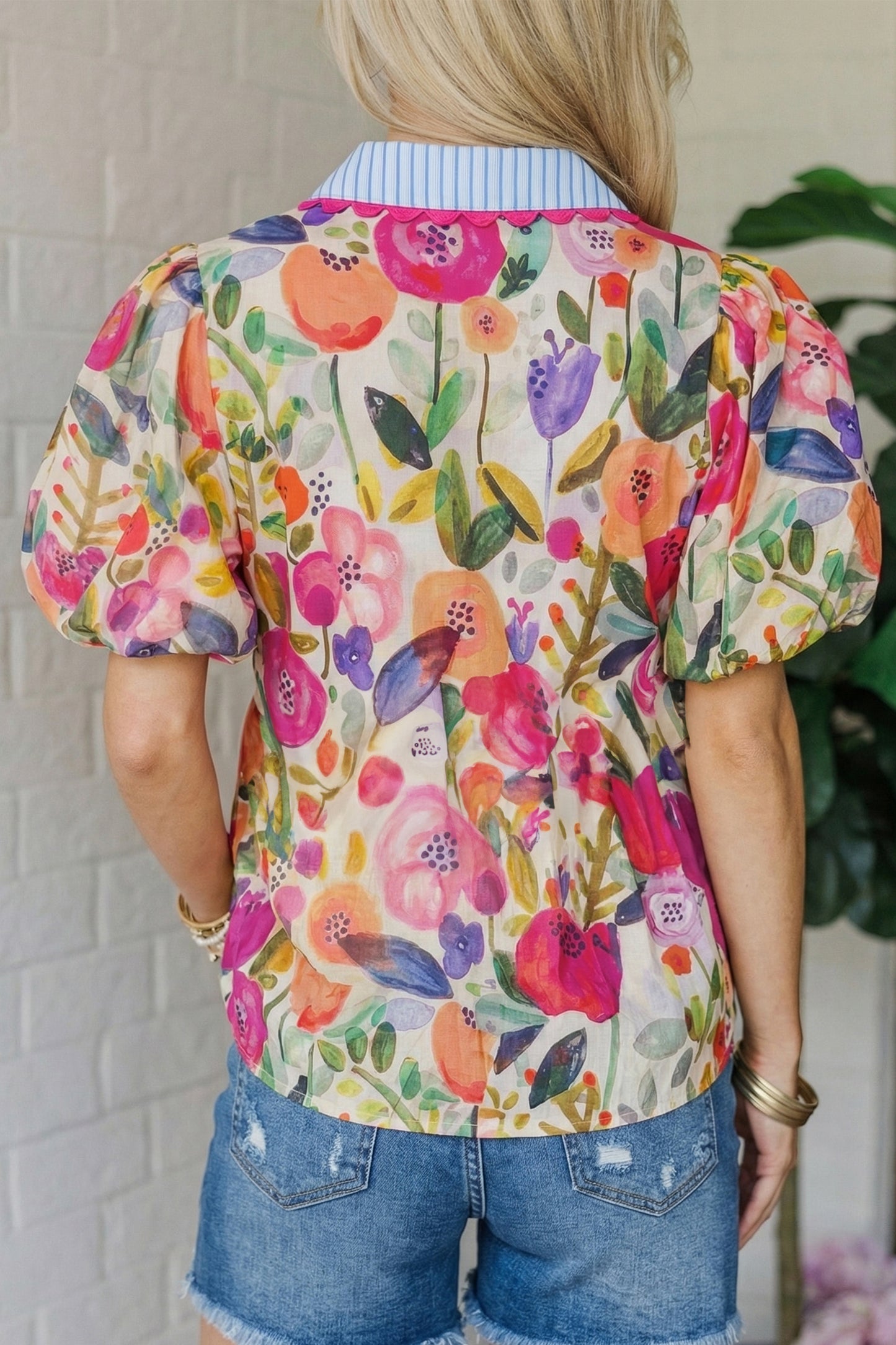 Painted Petals Blouse
