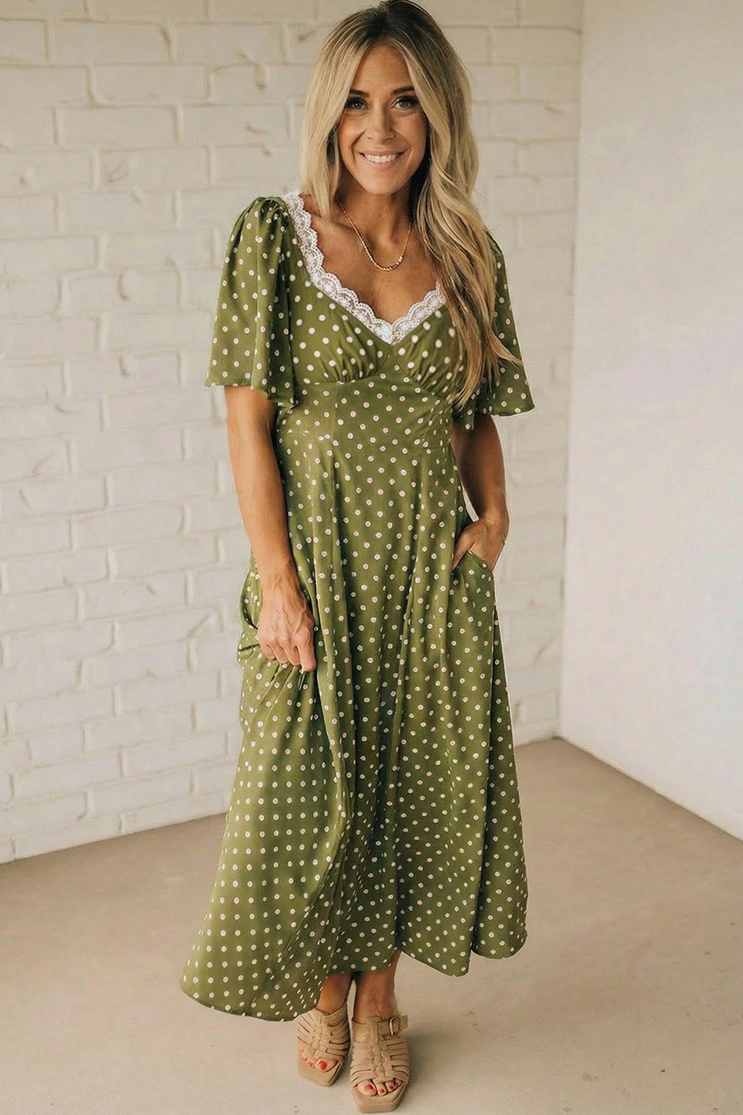 The Savannah Lace Midi