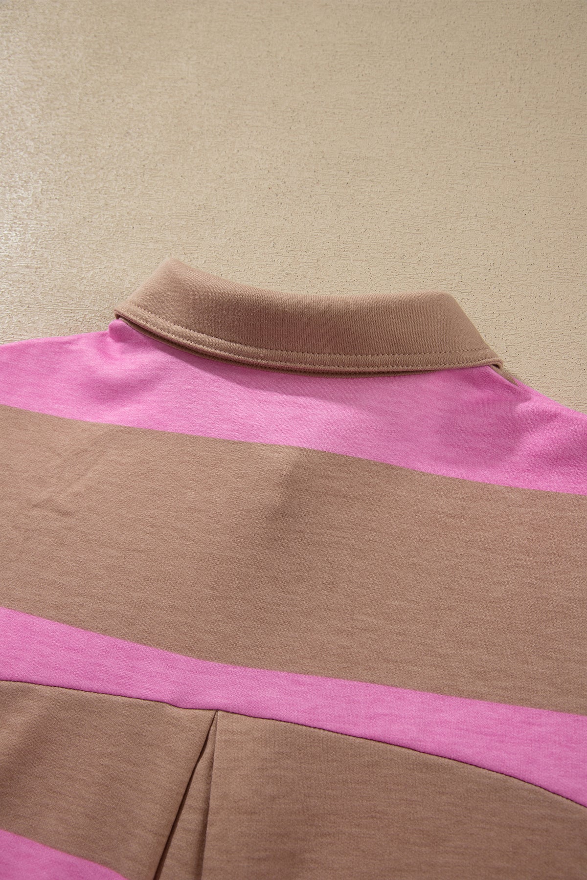 The Rosé & Latte Stripe Dress