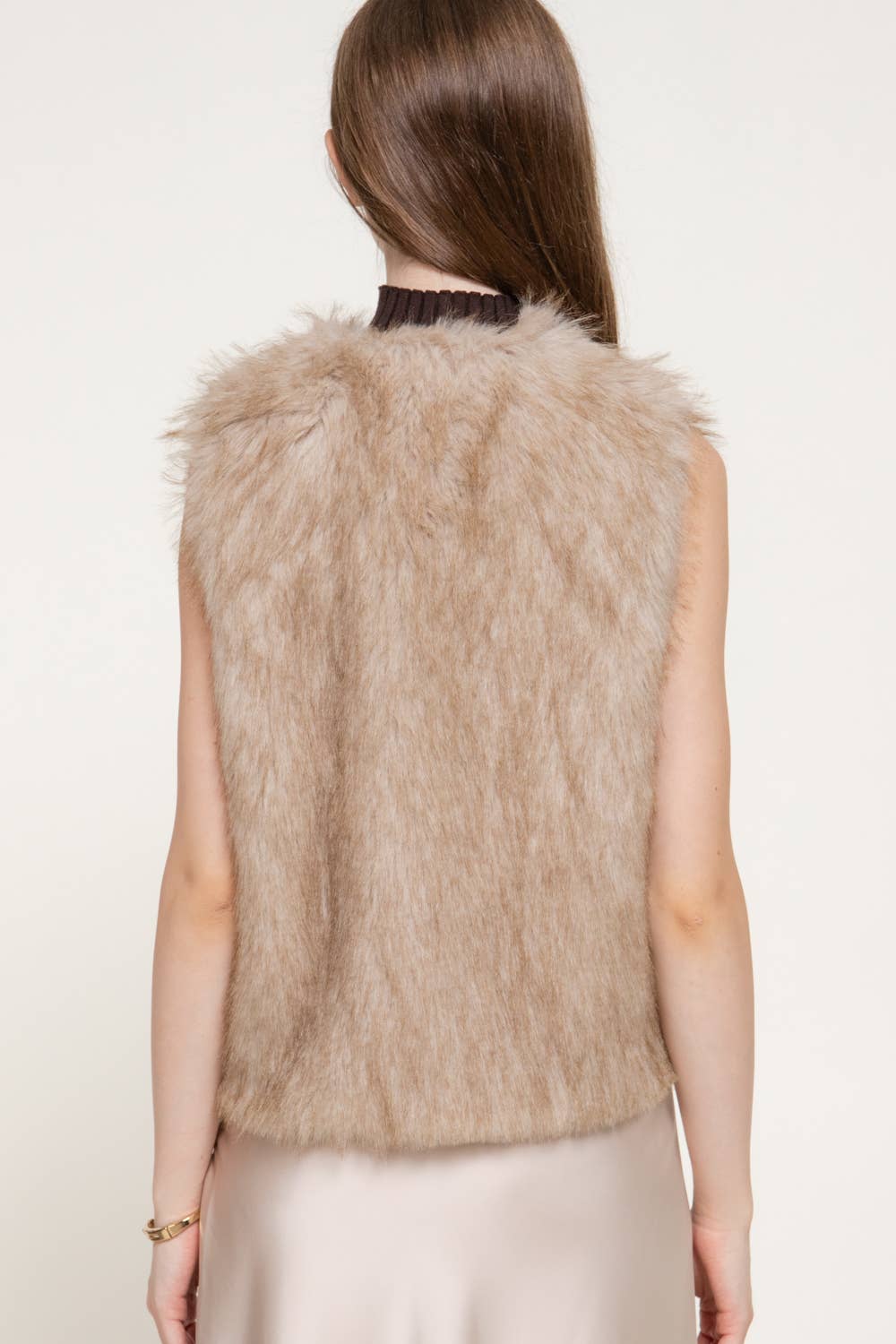 The Champagne Problems Faux Fur Vest