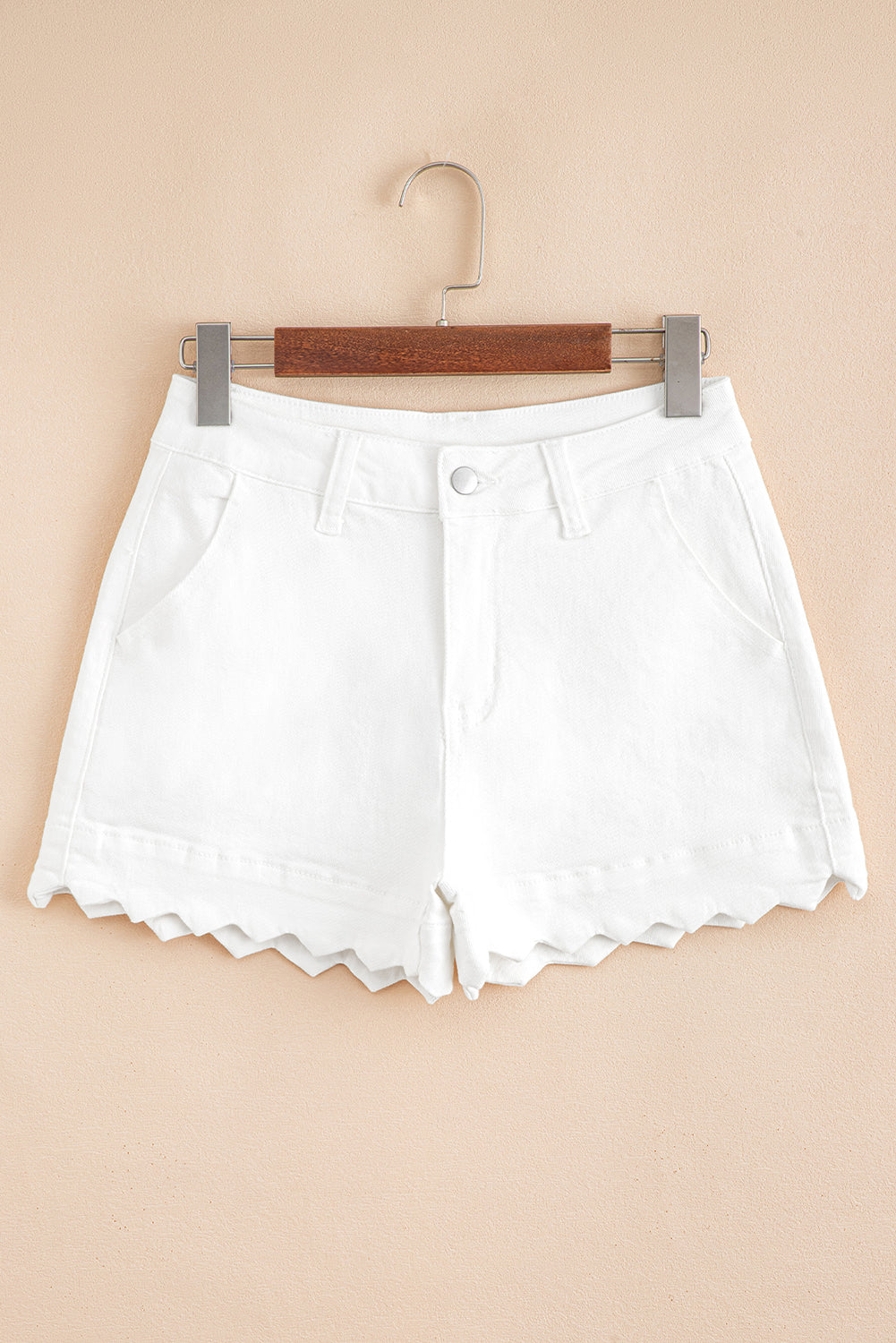 Blush & Bloom Scallop Shorts