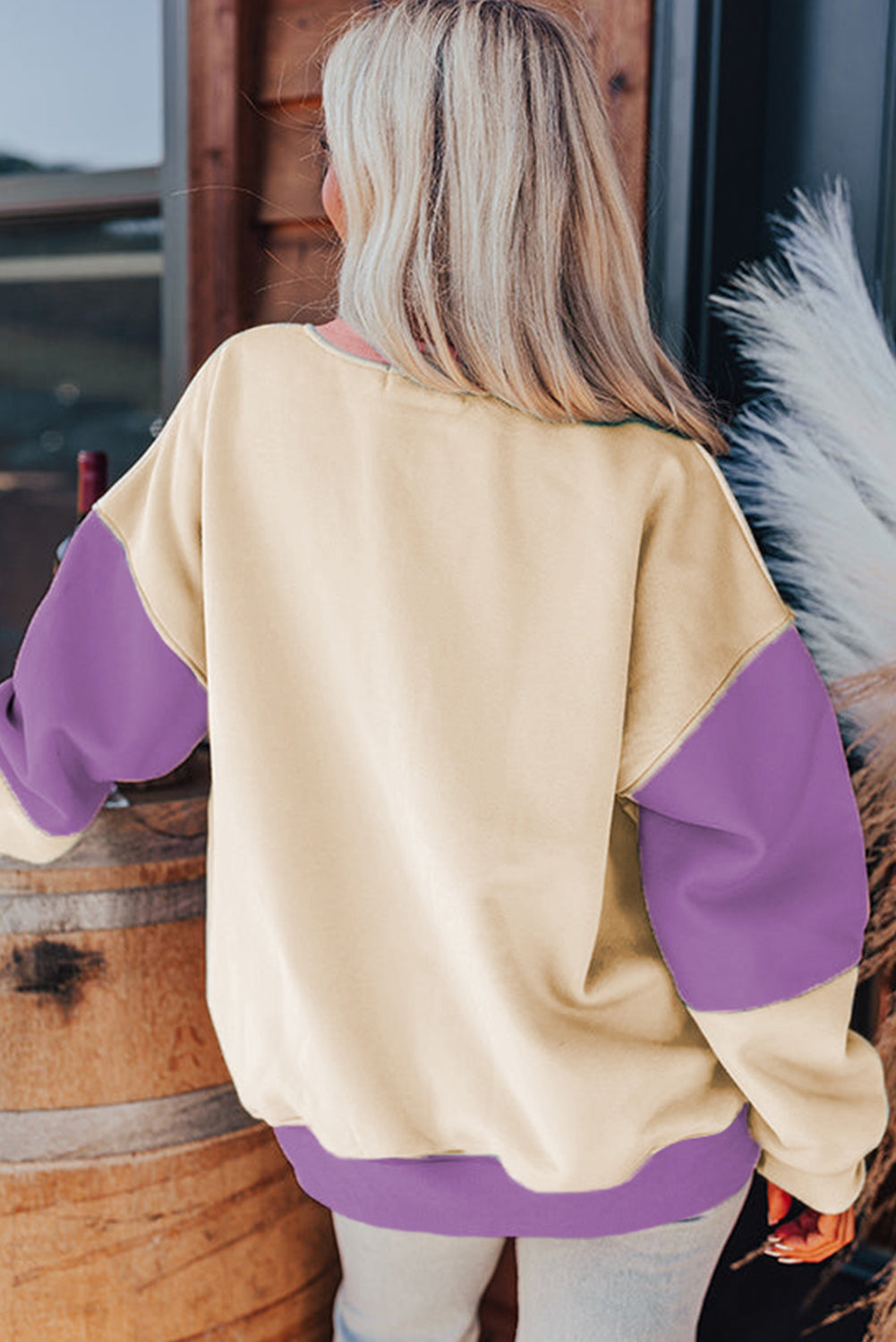 The Sugar Swirl Colorblock Pullover
