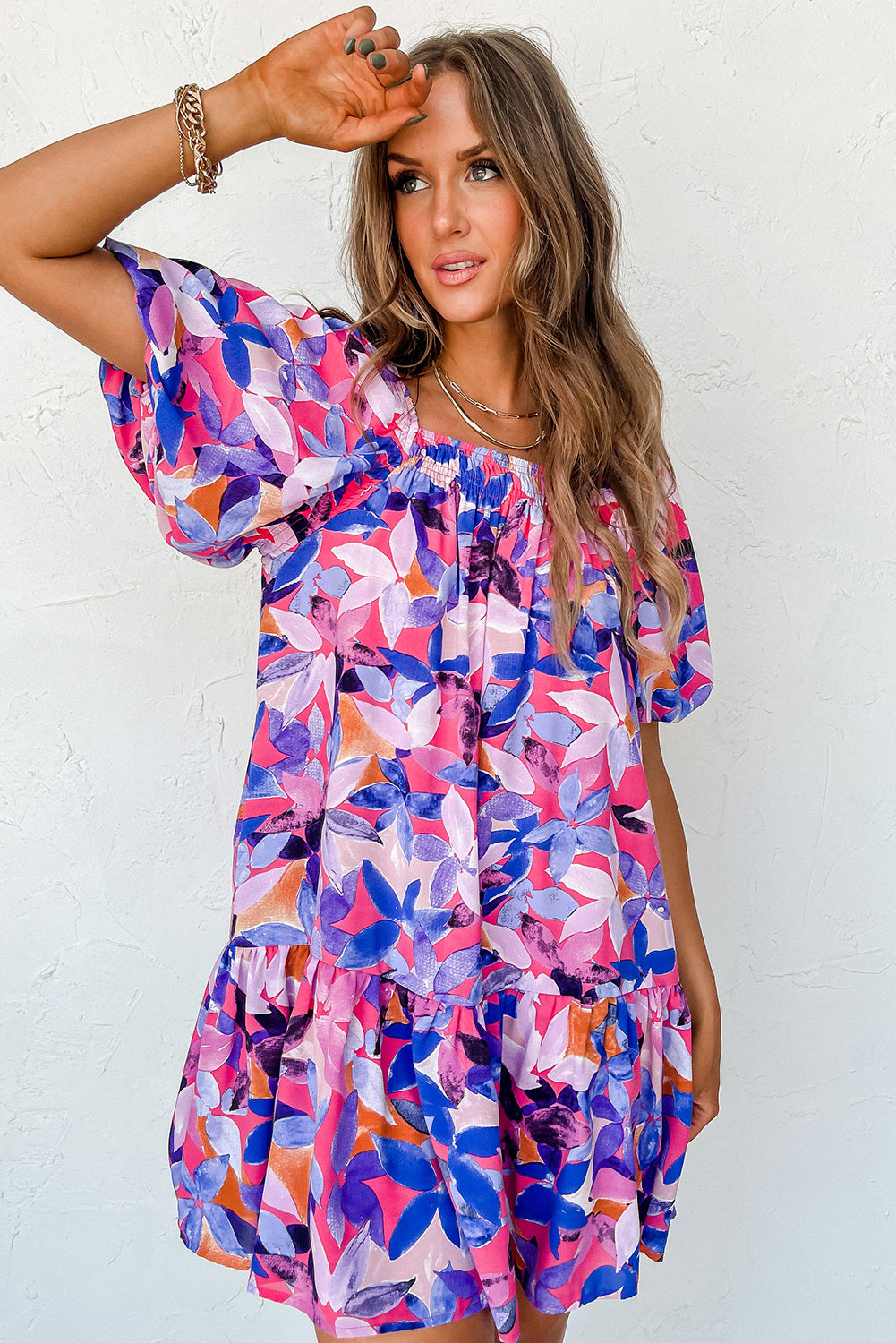 The Petal Pop Tiered Dress