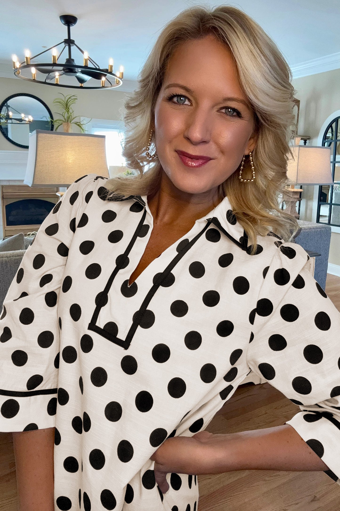 The Park Avenue Polka Dot Dress