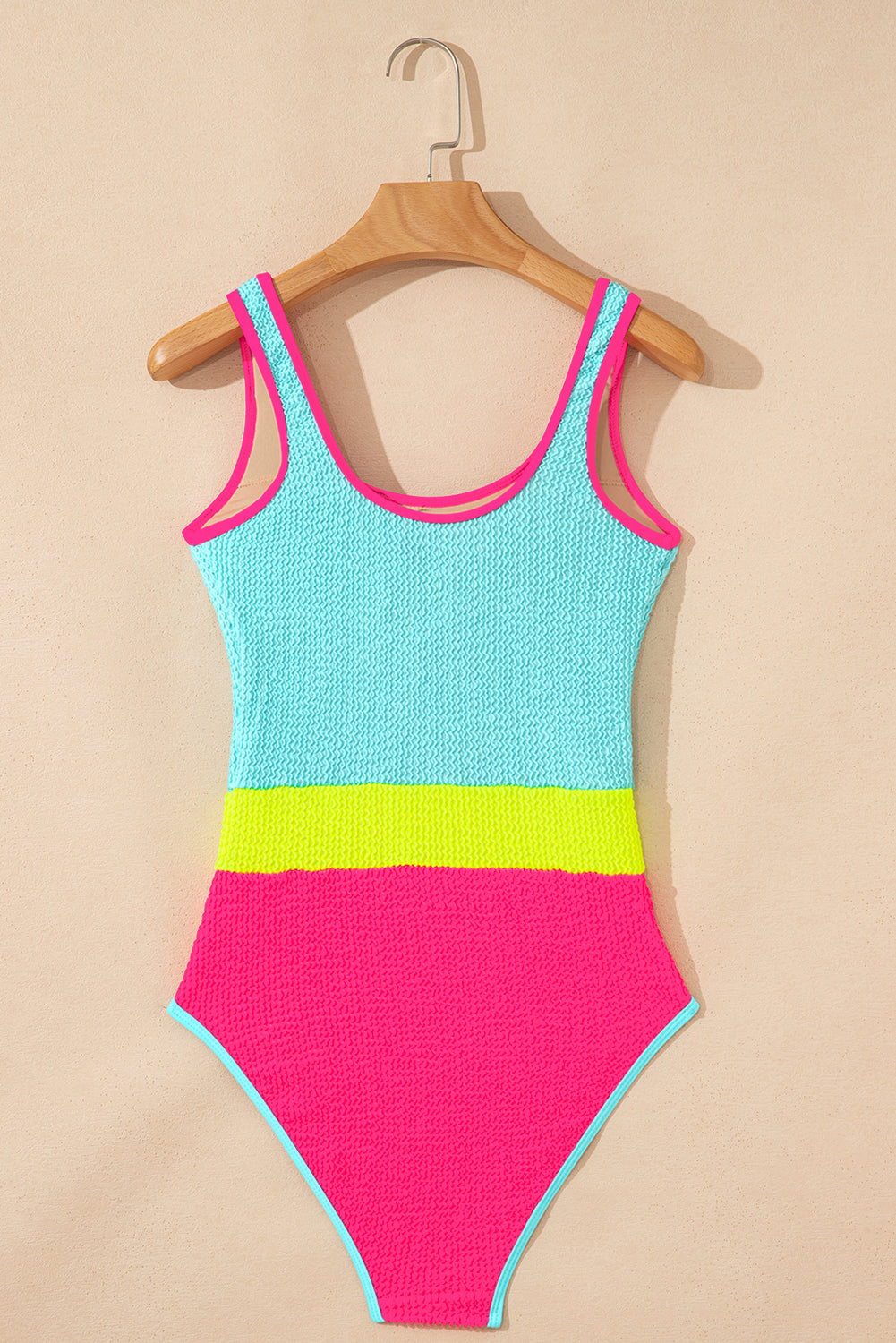 Sunset Splash Colorblock One-Piece
