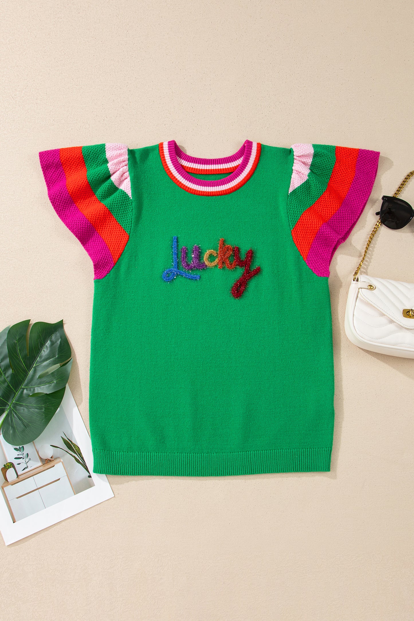 Lucky in Color Knit Top