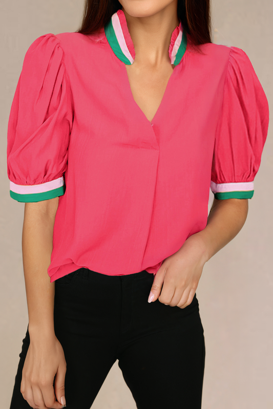 Rosé Social Blouse