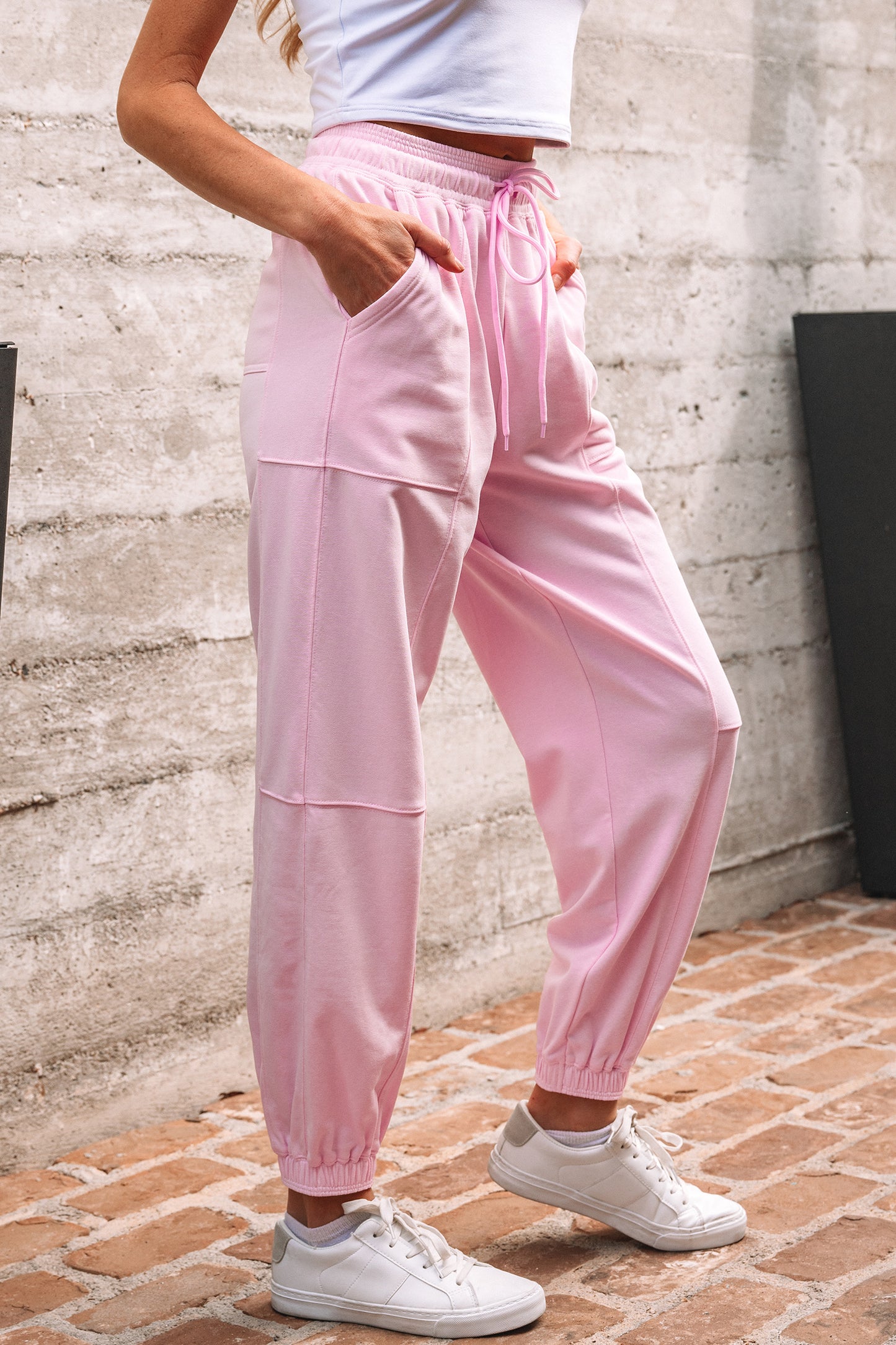 Light Pink Jogger Pants