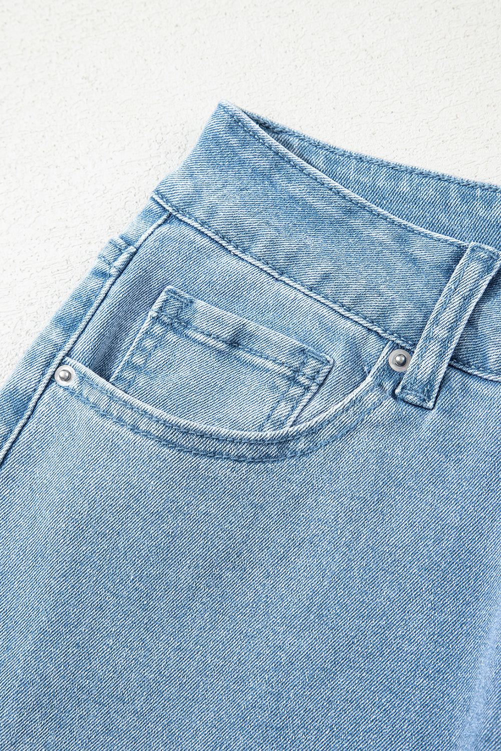 Sundown Fray Cropped Denim