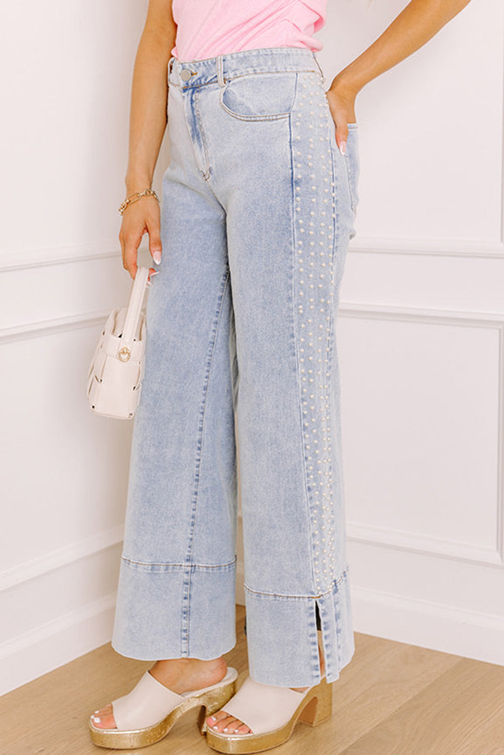 Pearl Lane Wide-Leg Denim