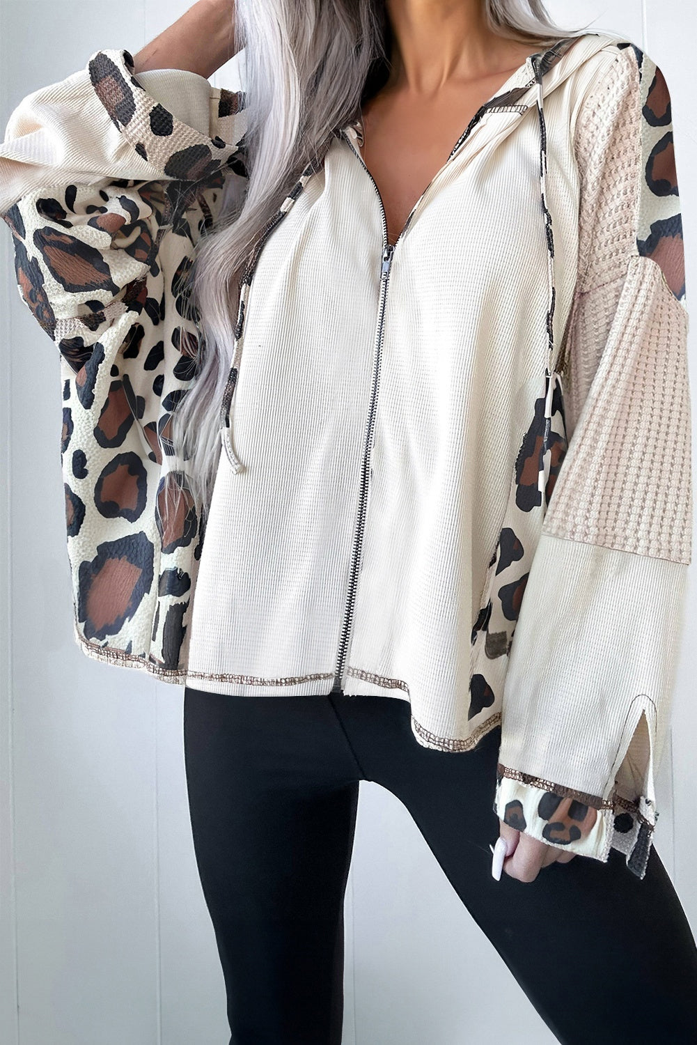 Wild Neutral Zip Hoodie