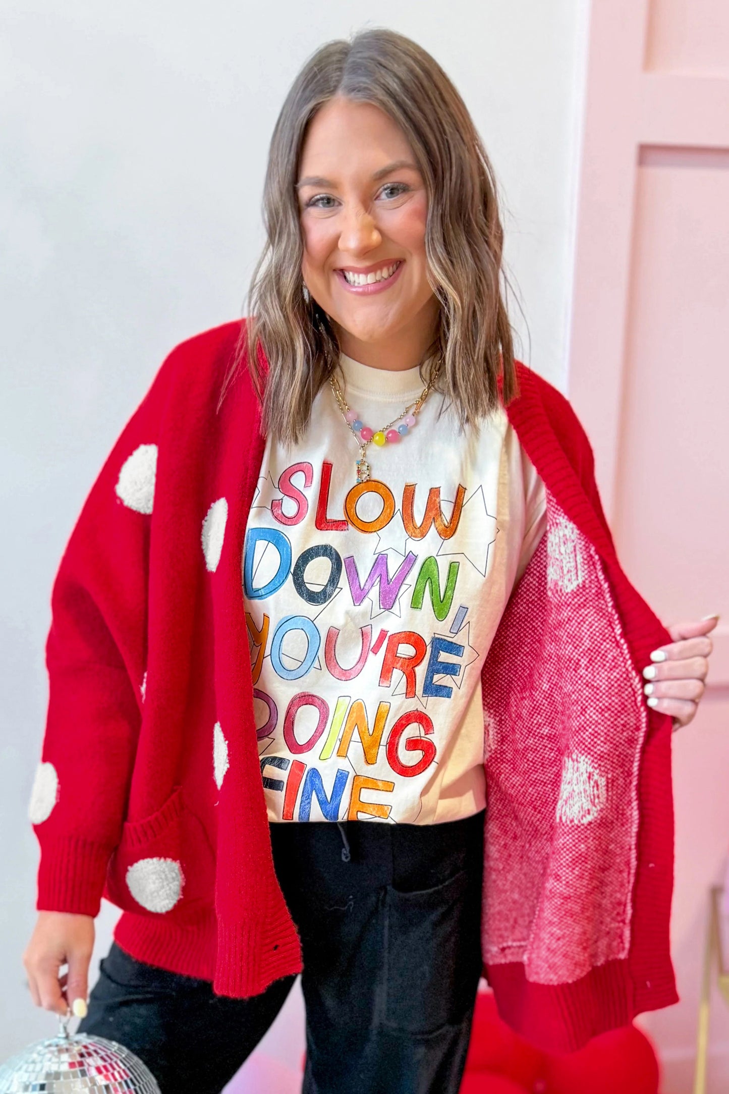 The Polka Dot Darling Cardigan