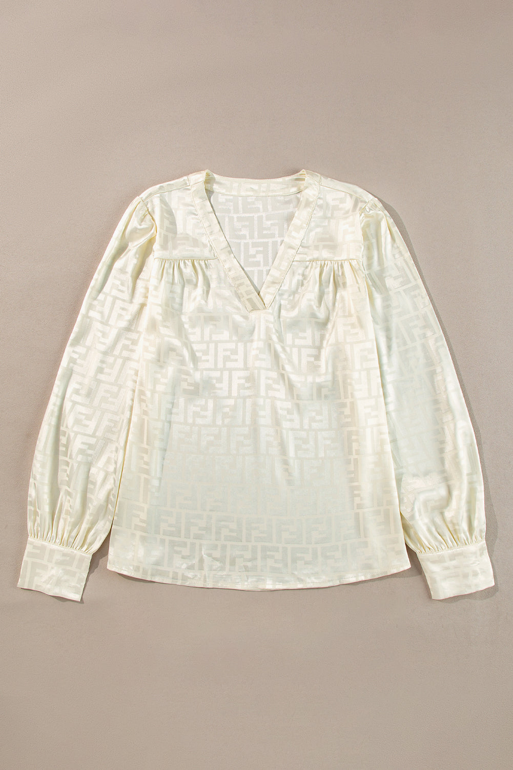 The Ivory Maze Blouse