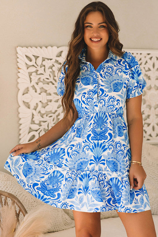 The Blue Mosaic Dress