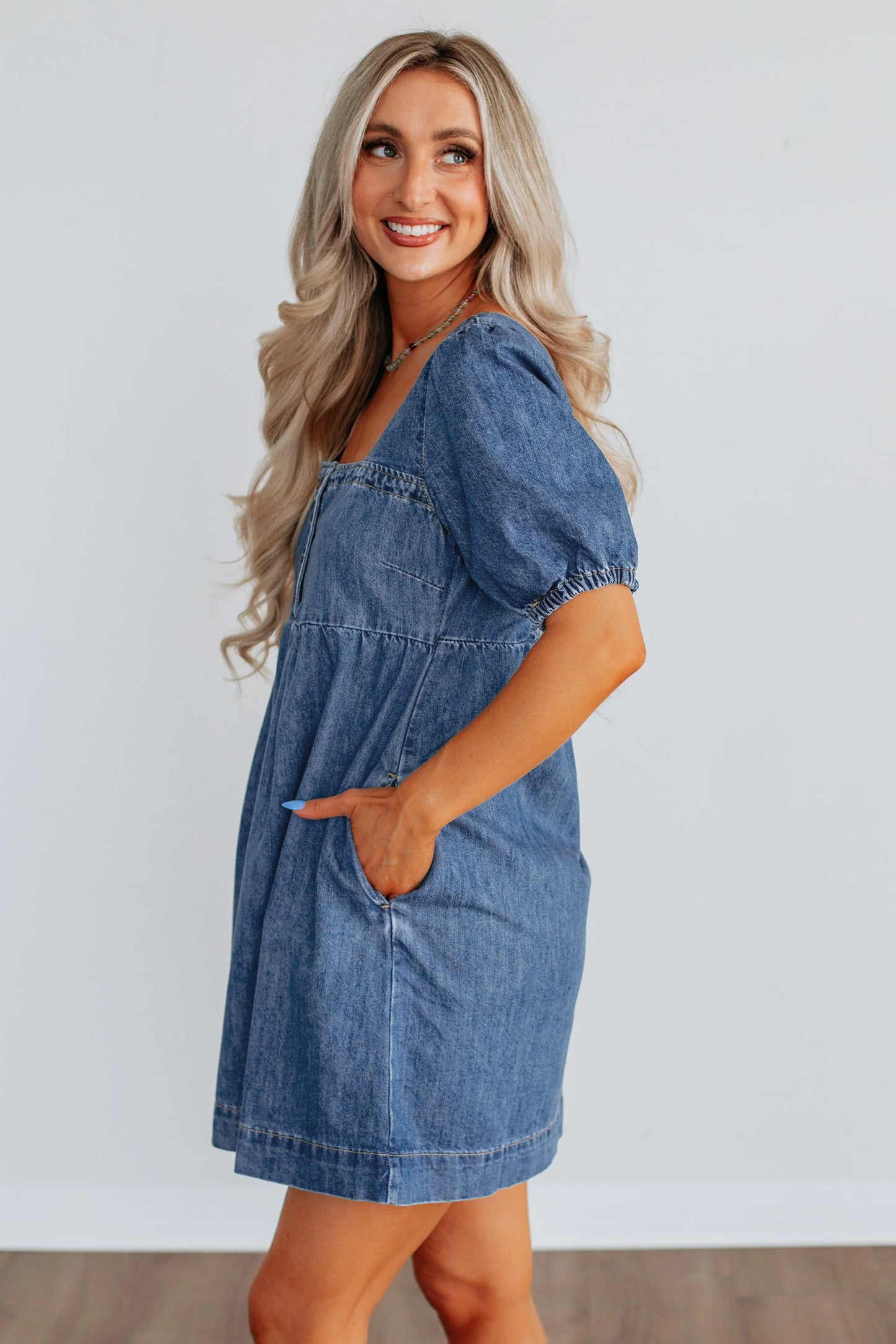 Carolina Charm Denim Dress