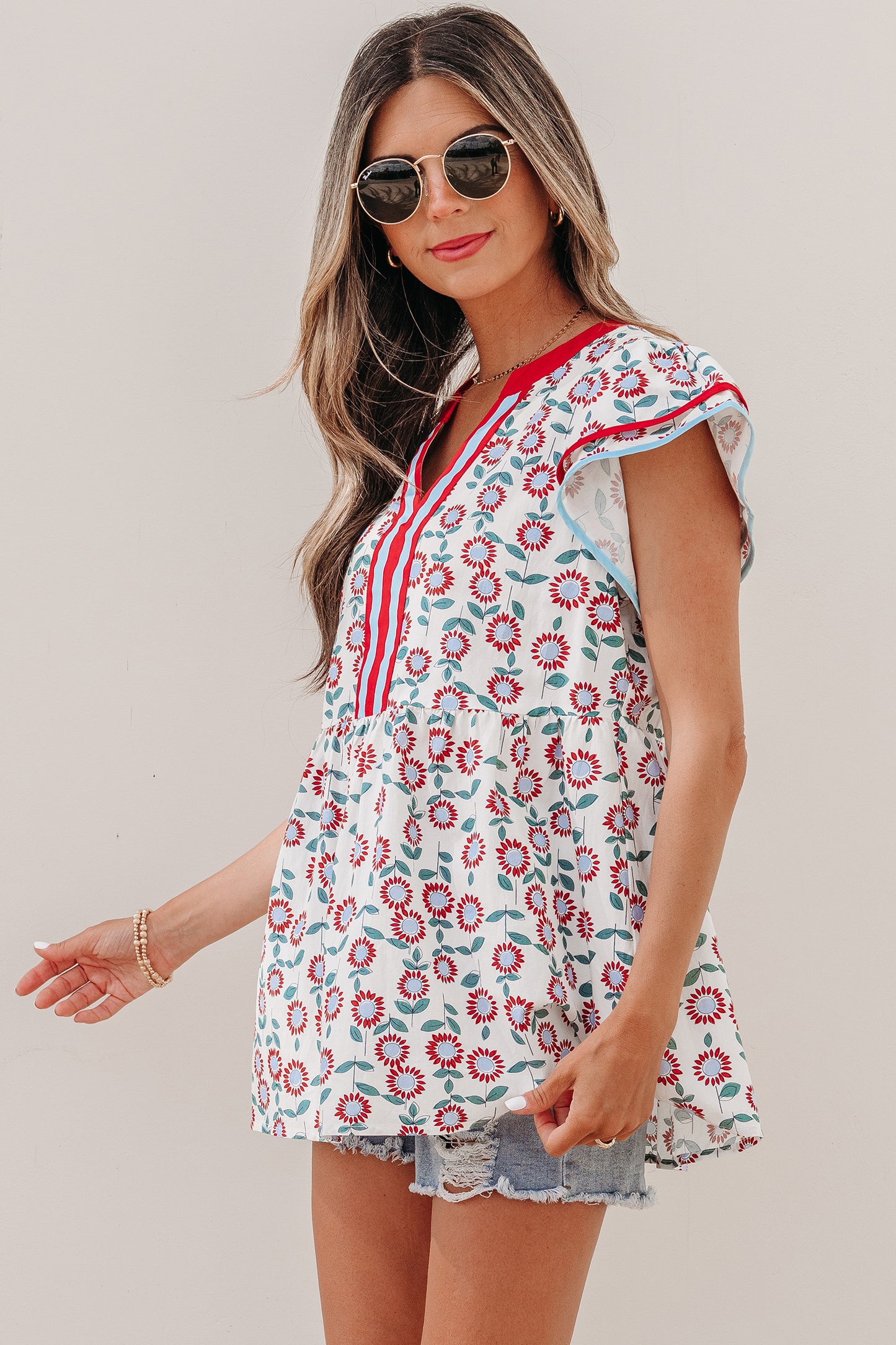 Liberty Bloom Babydoll Top
