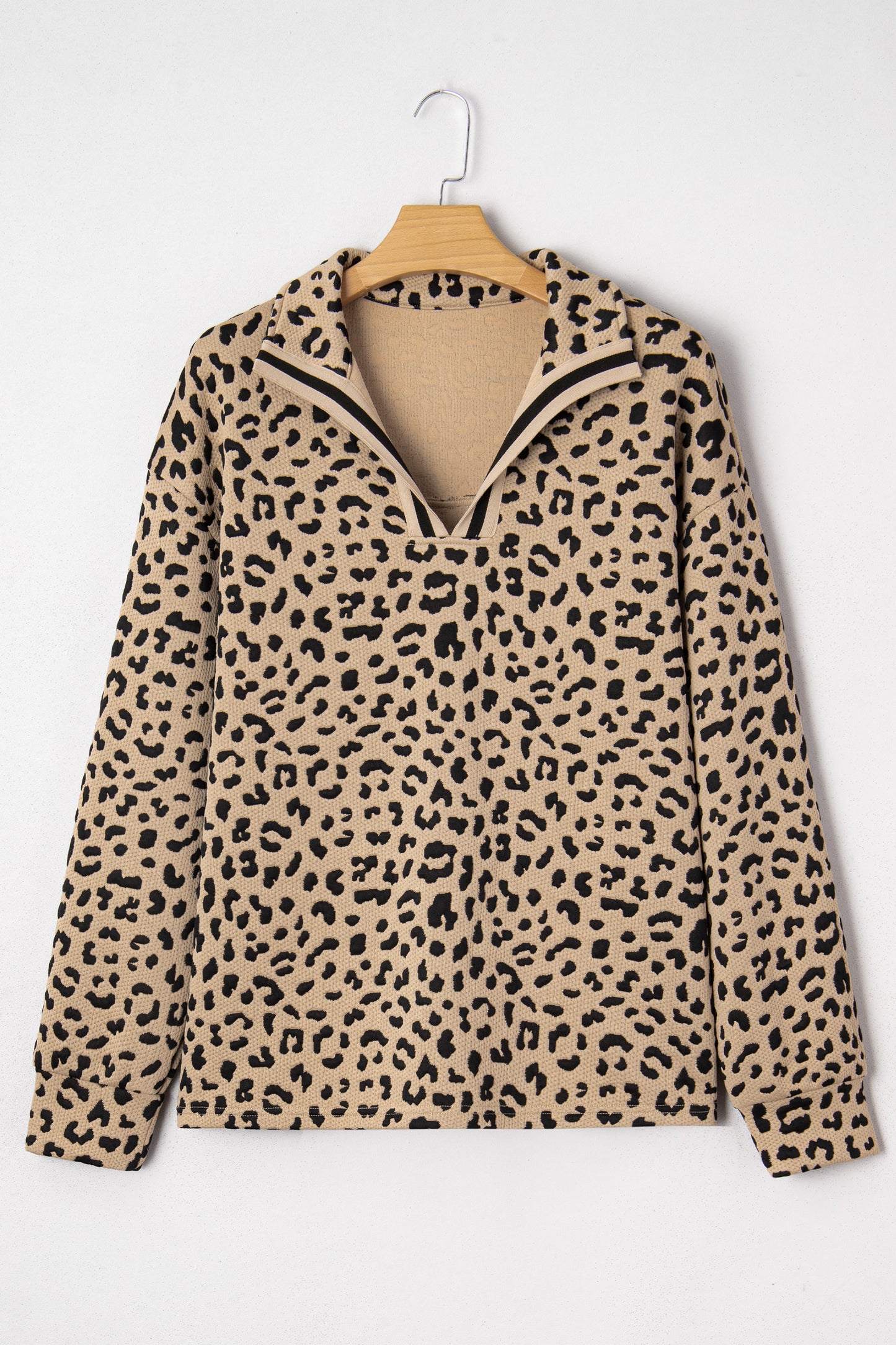 Savannah Stroll Leopard Quarter-Zip