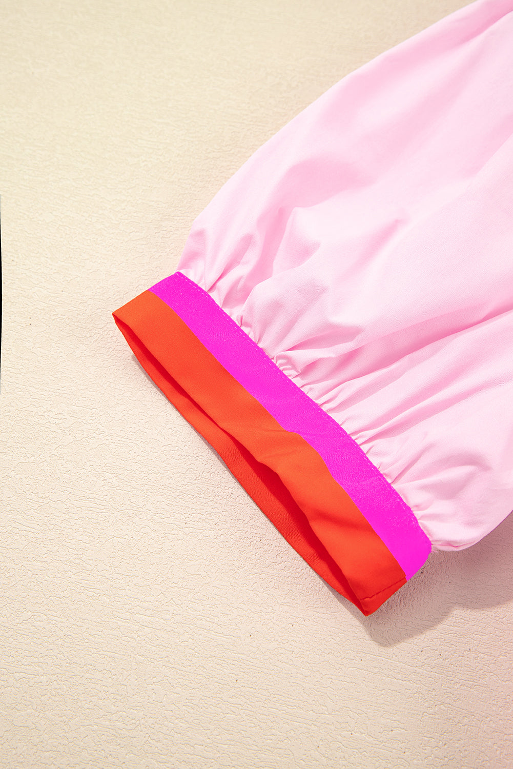 Blushing Belle Contrast Blouse