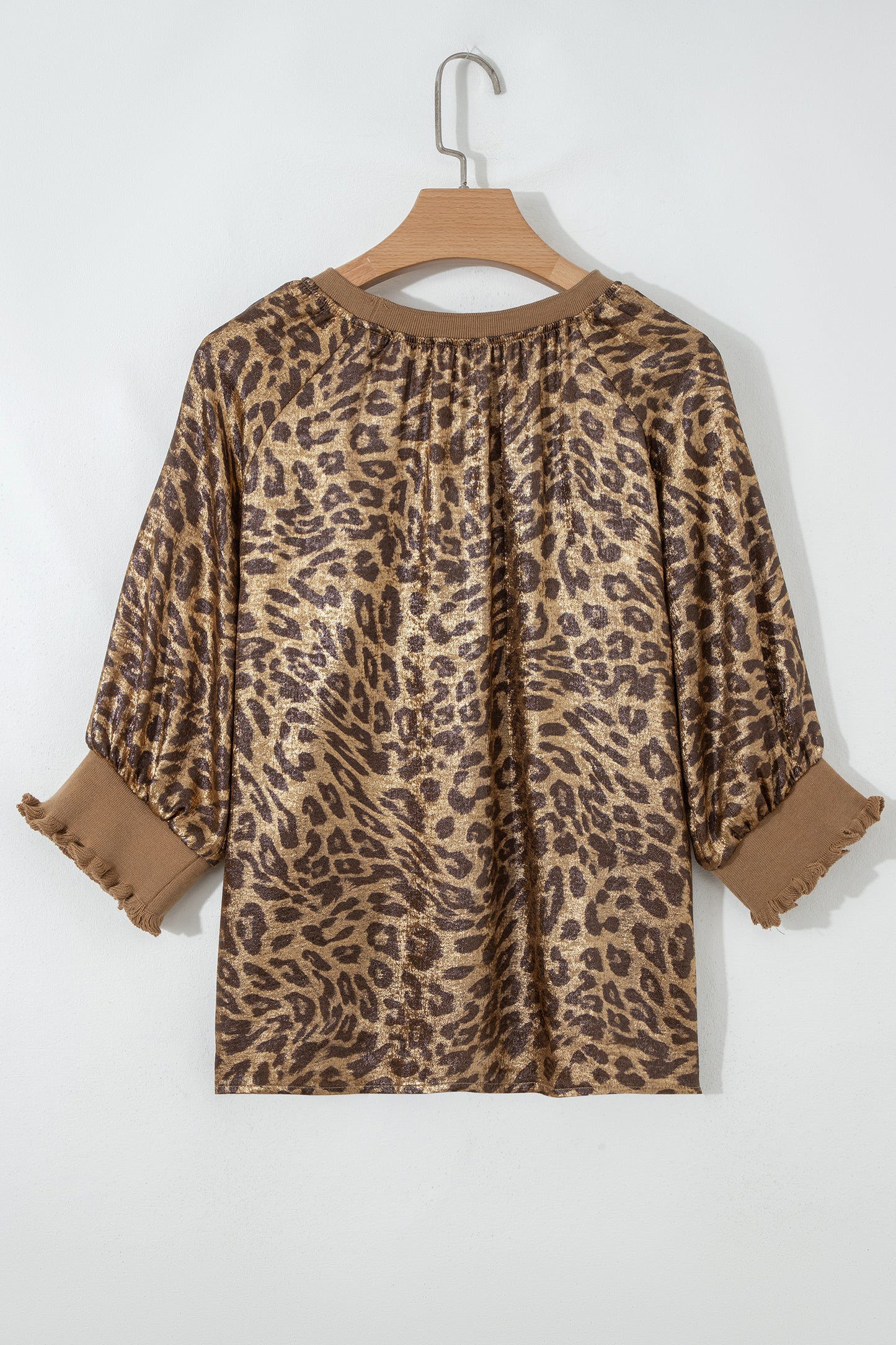 Golden Hour Leopard Blouse
