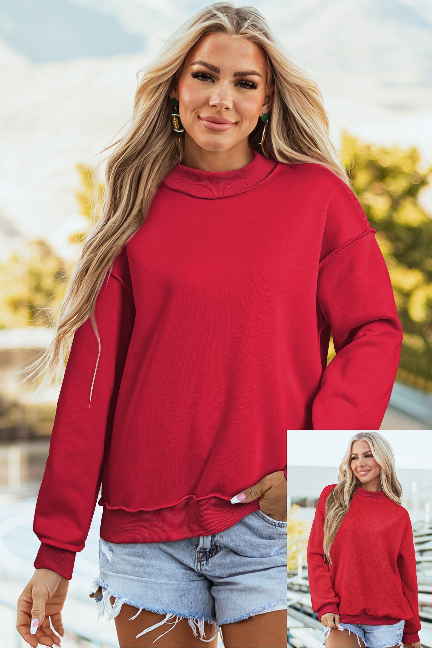 Classic Crimson Cozy Crew
