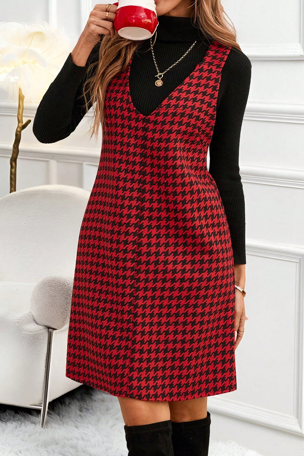 The Holly Houndstooth Jumper