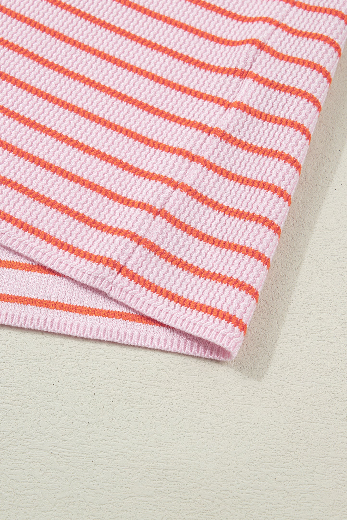 Sunset Stripe Knit Tank