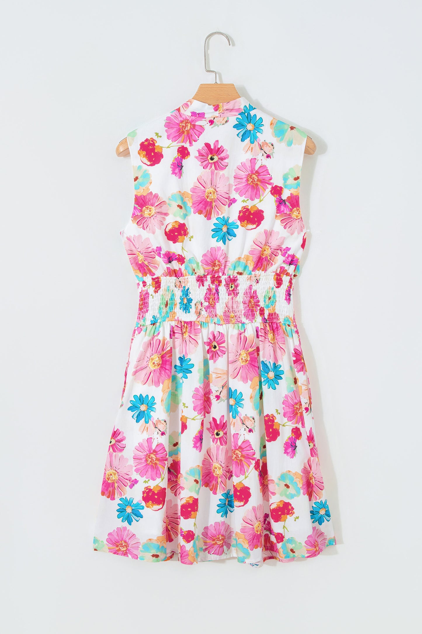 Watercolor Bloom Zip Dress